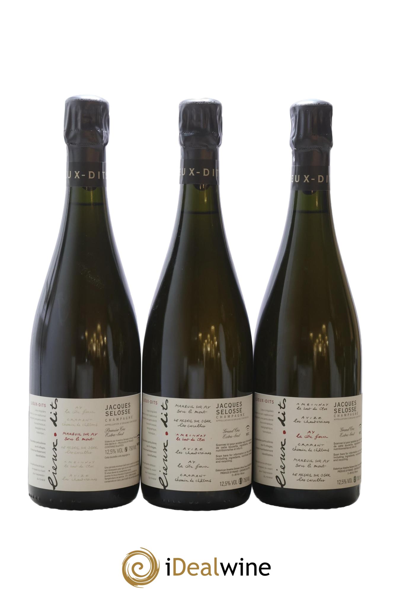 Caisse Collection Lieux-dits Jacques Selosse - Lotto di 6 bottiglie - 2