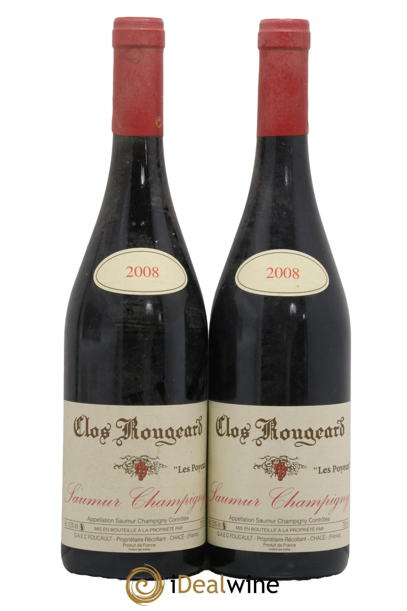 Saumur-Champigny Les Poyeux Clos Rougeard 2008 - Lot de 2 bouteilles - 0
