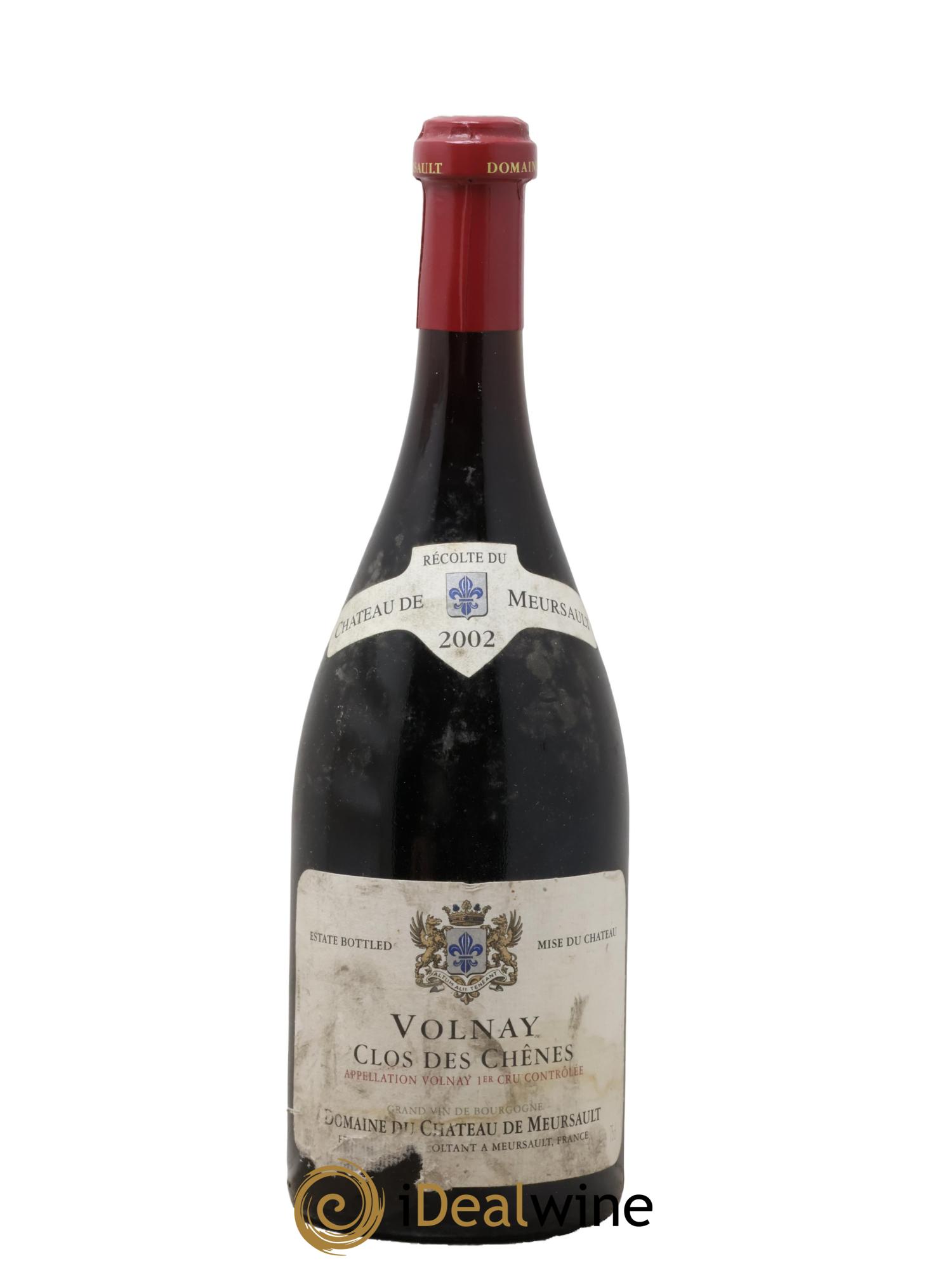 Volnay 1er Cru Clos des Chênes Château de Meursault 2002 - Posten von 1 Flasche - 0