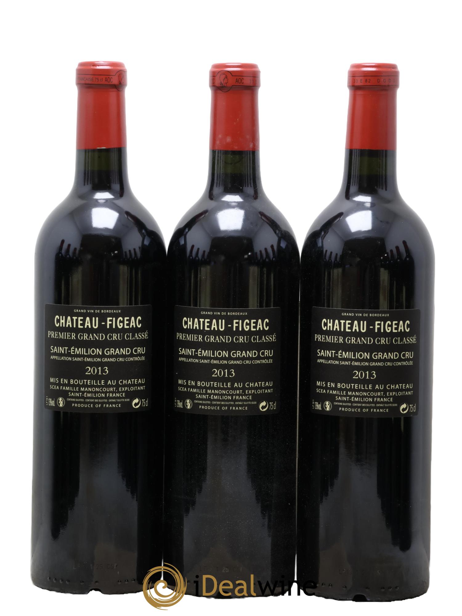 Château Figeac 1er Grand Cru Classé A 2013 - Lot de 12 bouteilles - 2