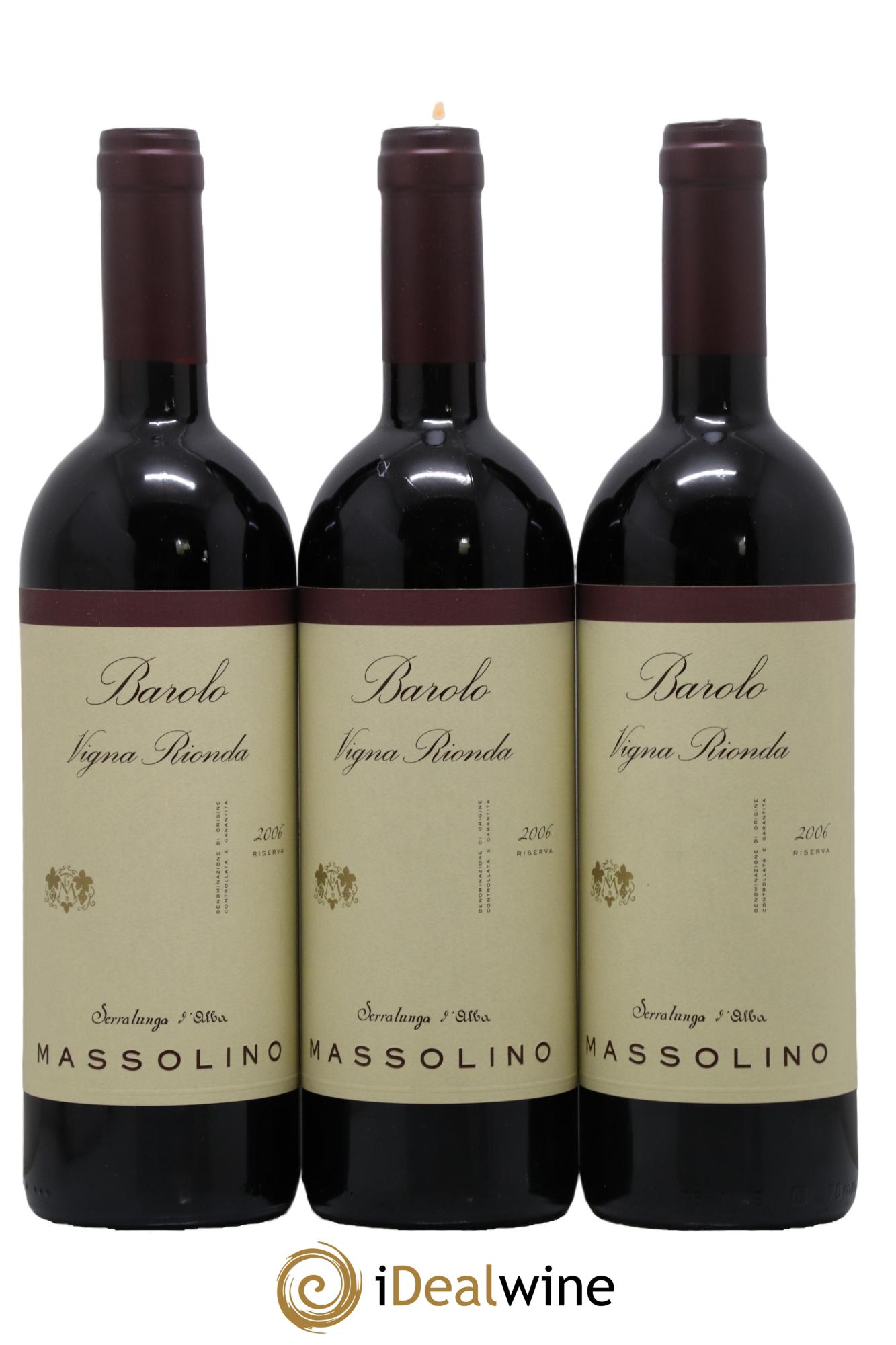 Barolo DOCG Riserva Vigna Rionda Massolino 2006 - Lot of 3 bottles - 0