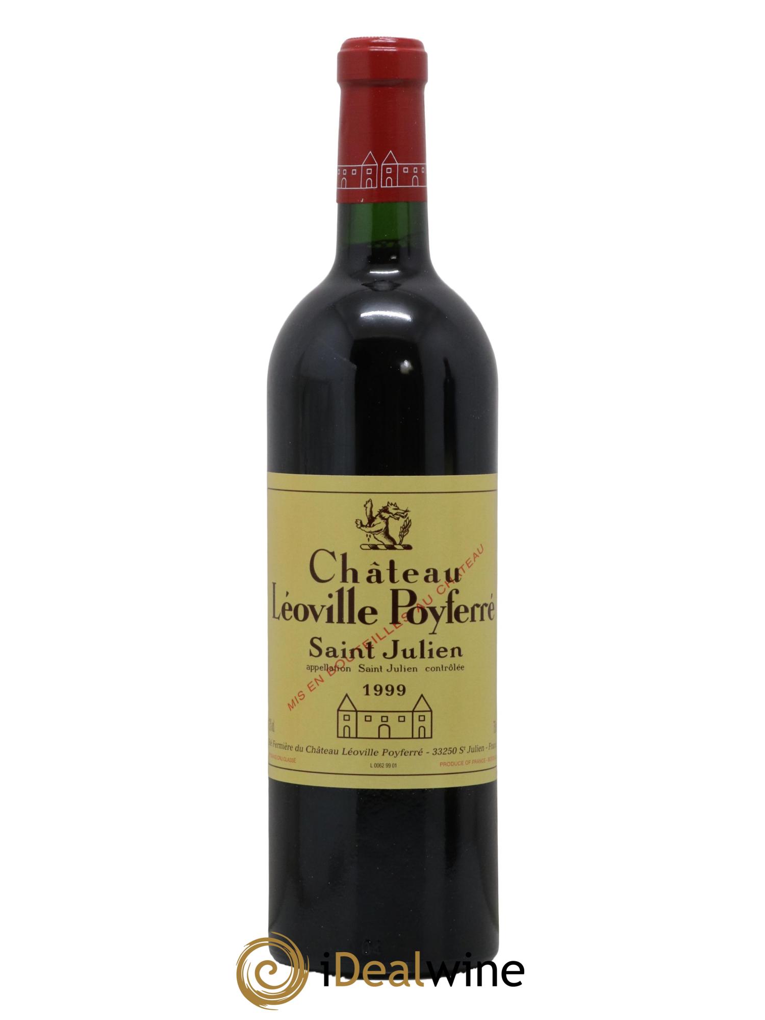 Château Léoville Poyferré 2ème Grand Cru Classé 1999 - Lot de 1 bouteille - 0