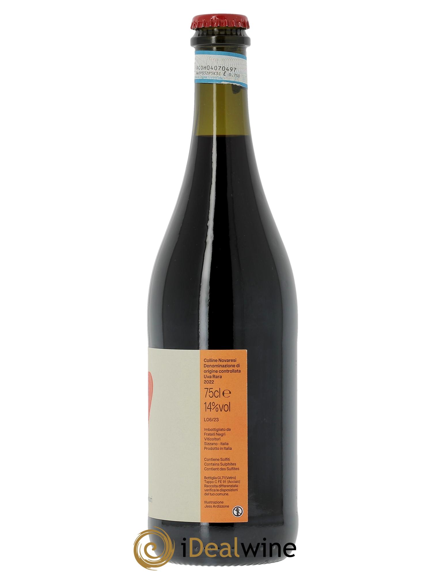 Colline Novaresi Fratelli Negri Uva Rara 2022 - Lot of 1 bottle - 1
