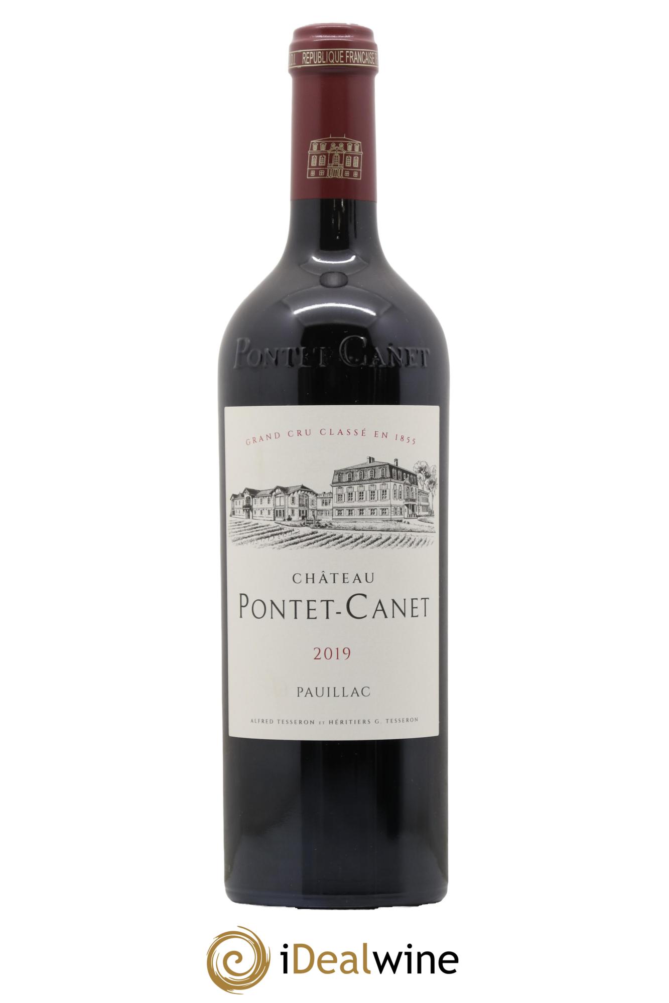 Château Pontet Canet 5ème Grand Cru Classé 2019 - Lot de 1 bouteille - 0