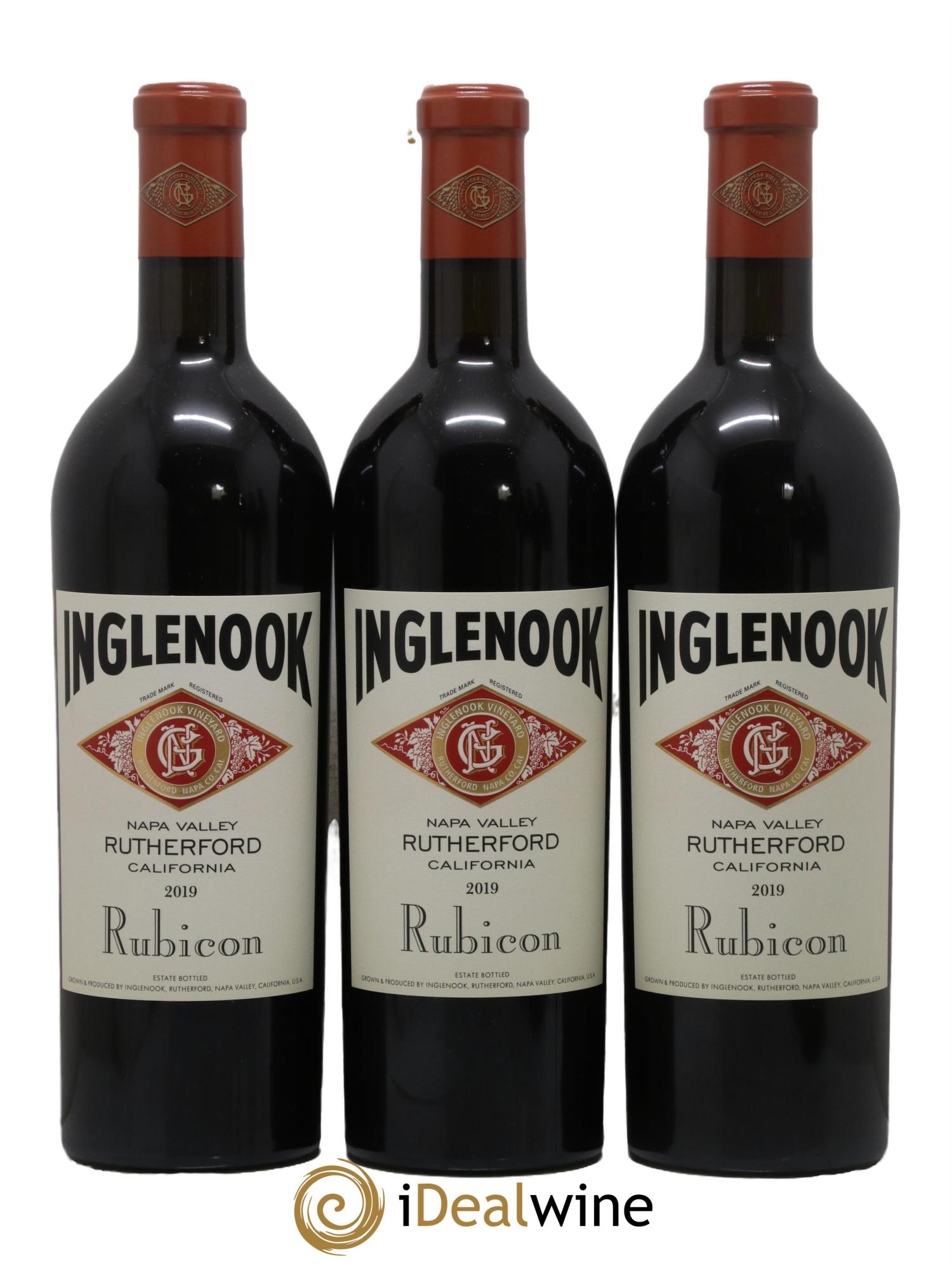 Napa Valley Inglenook Rubicon 2019 - Lot de 3 bouteilles - 0