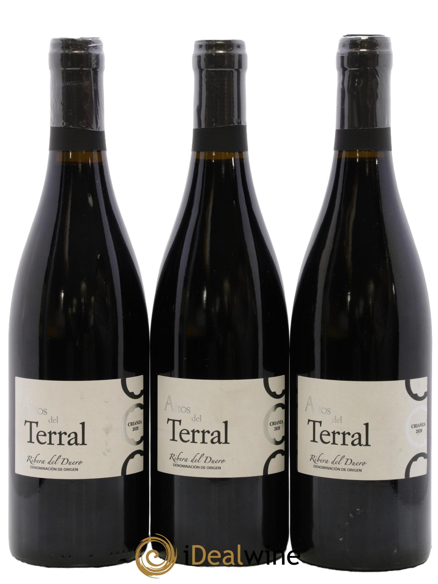 Ribera Del Duero DO Crianza Altos Del Terral 2020 - Lot de 3 bouteilles - 0
