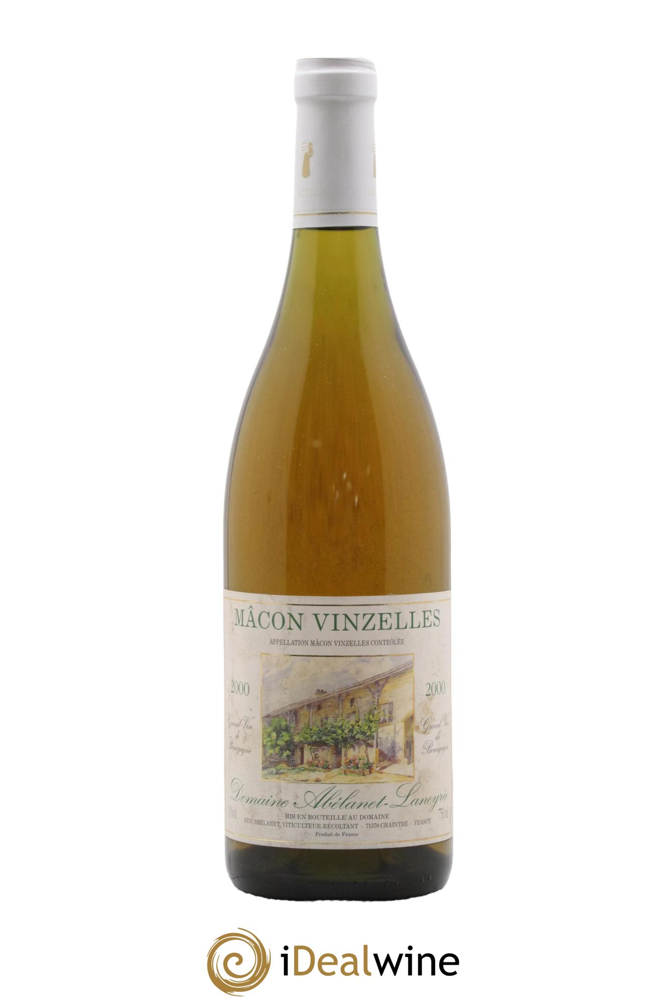 Mâcon Vinzelles Domaine Abelanet Laneyrie 2000 - Lotto di 1 bottiglia - 0