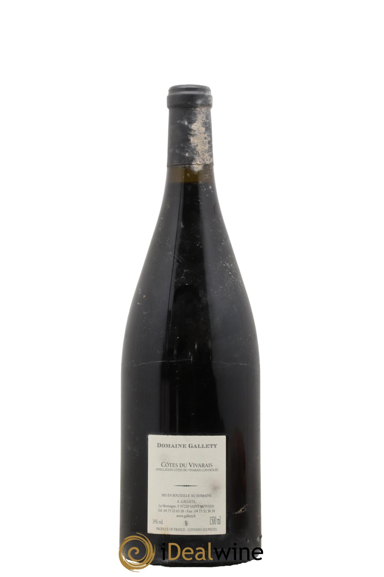 Côtes du Vivarais Gallety (Domaine) 2011 - Lot de 1 magnum - 1