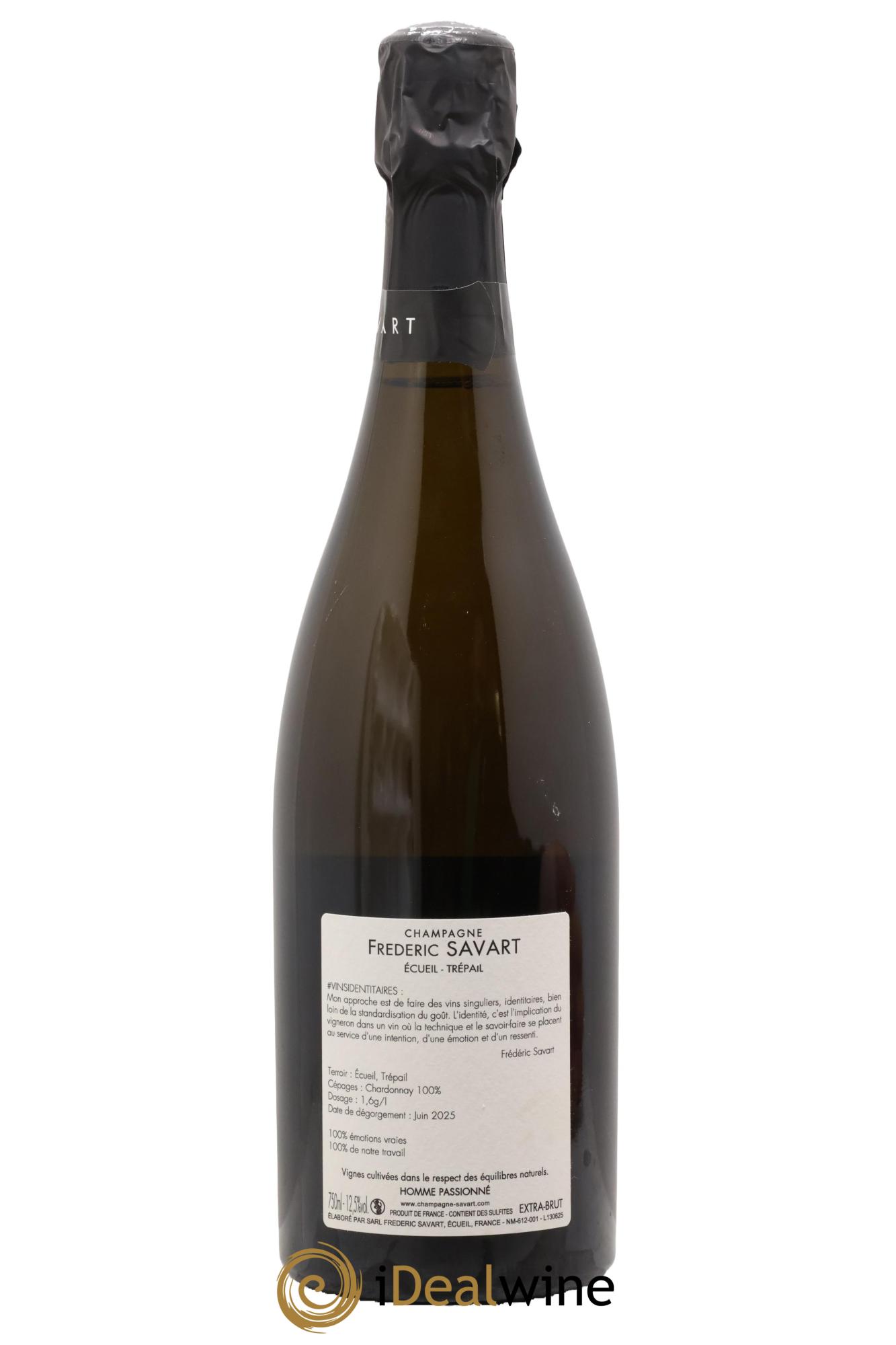 Extra Brut Premier Cru Blanc de Blancs - Ecueil Trepail Frédéric Savart - Posten von 1 Flasche - 1