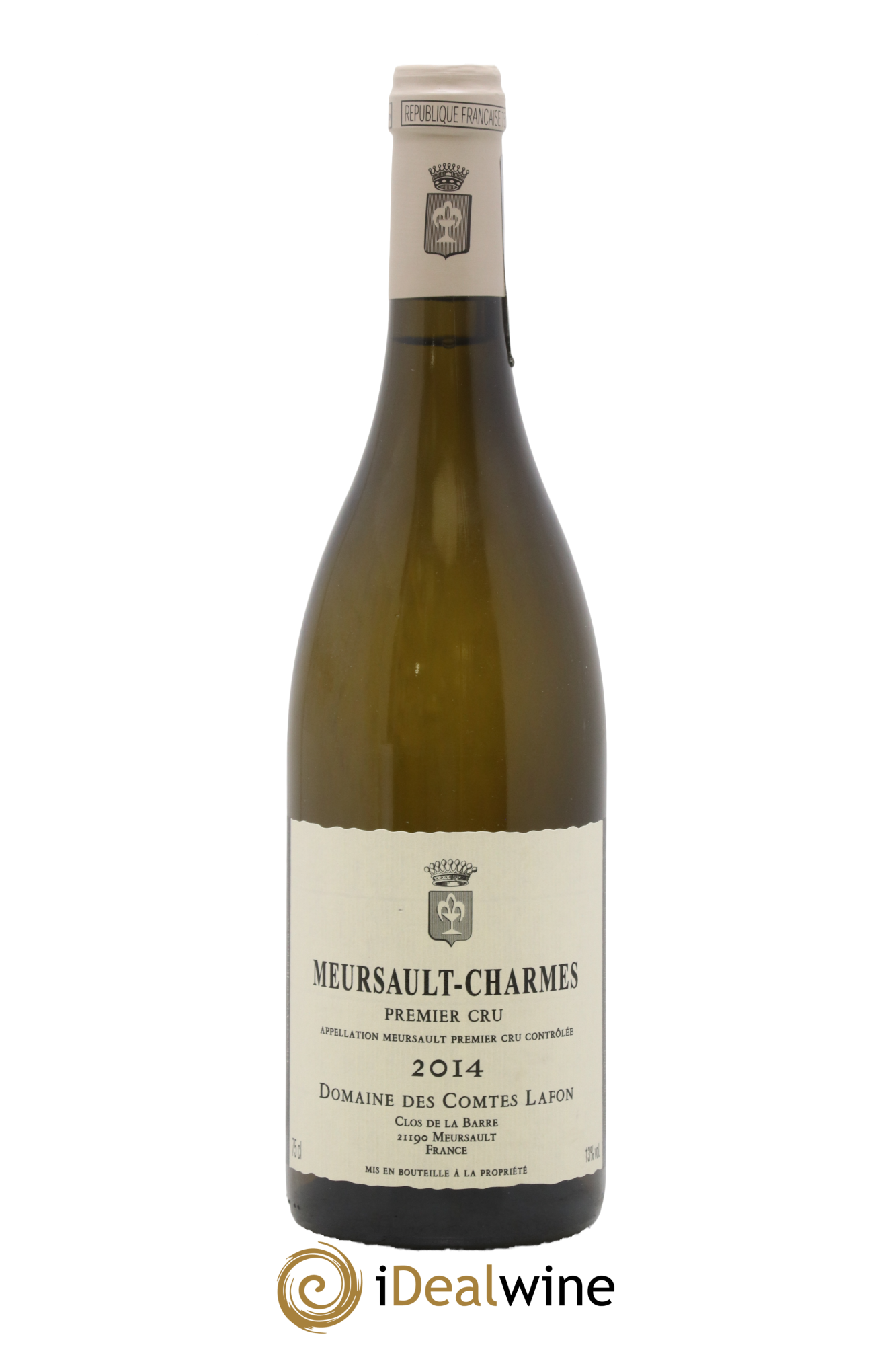 Meursault 1er Cru Charmes Comtes Lafon (Domaine des) 2010 - Lot de 1 bouteille - 0