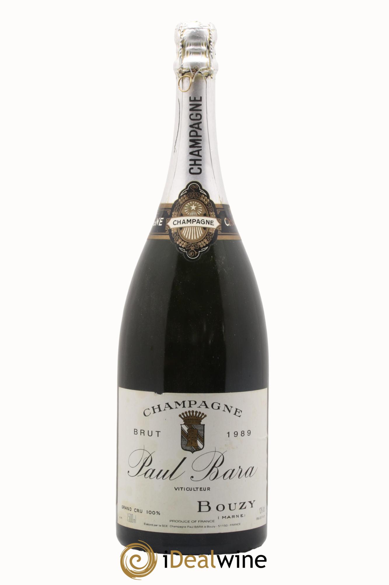 Brut Vintage Pol Roger Paul Bara 1989 - Lot of 1 magnum - 0