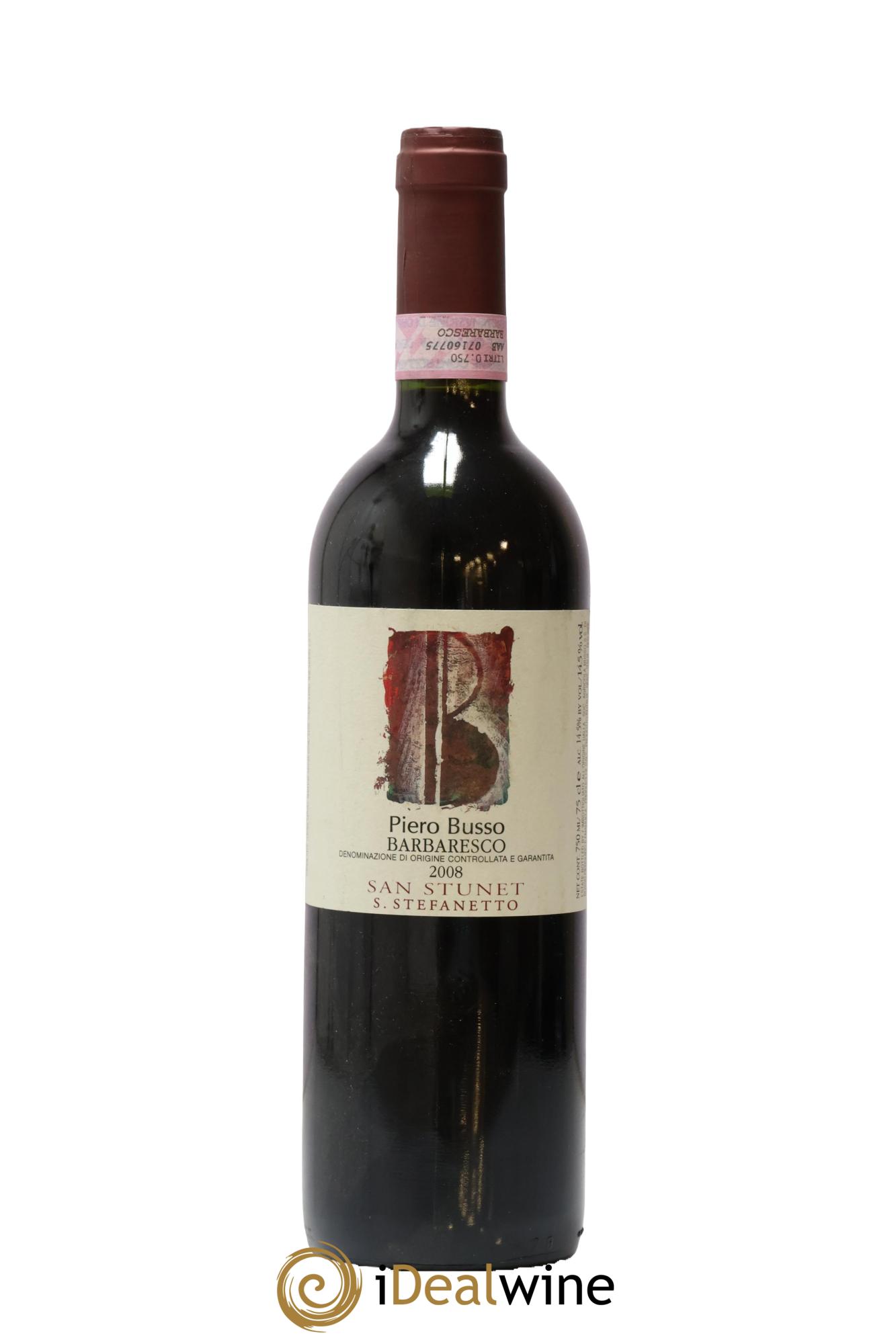Barbaresco DOCG San Stunet Piero Busso 2008 - Posten von 1 Flasche - 0