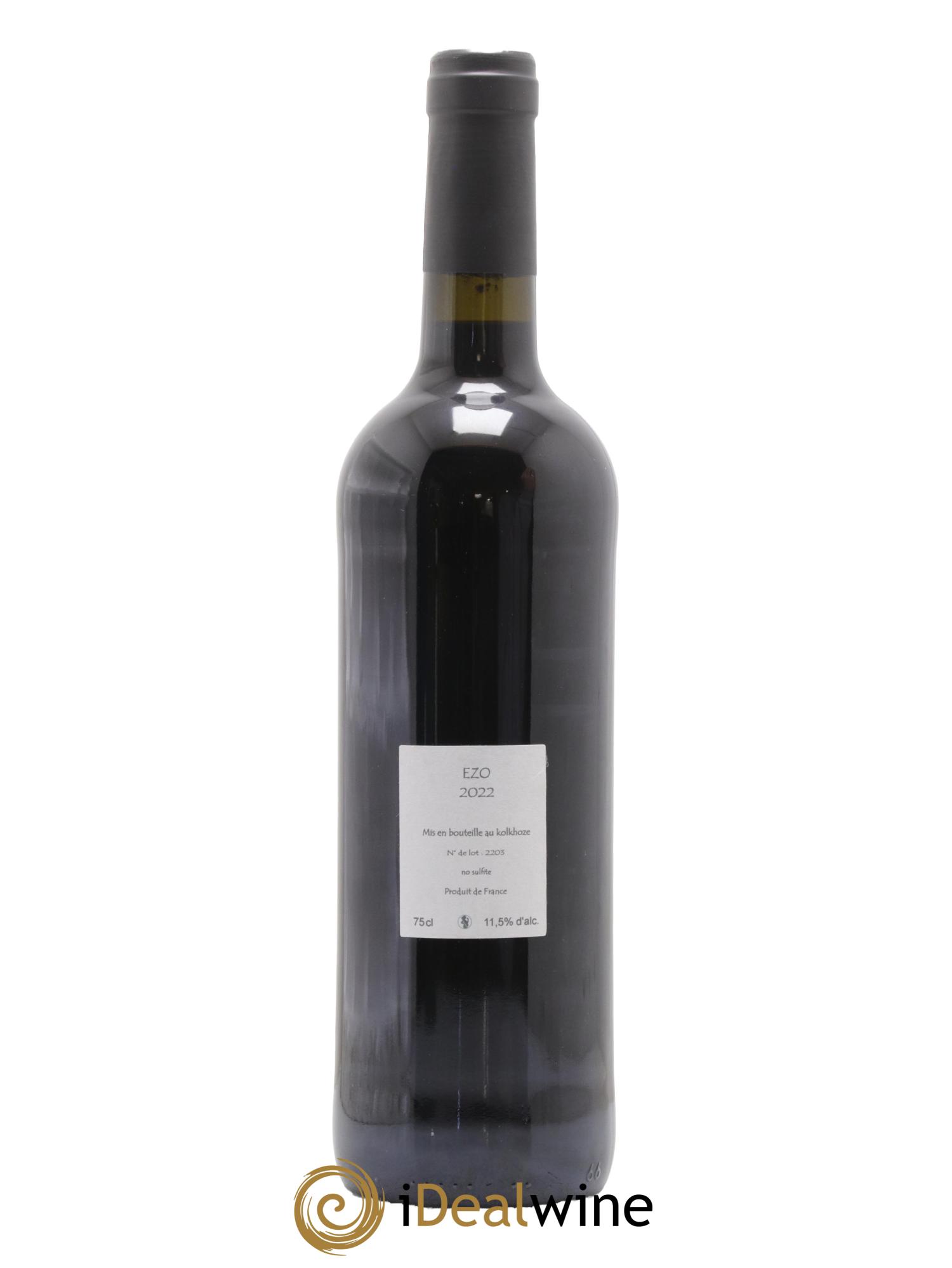 Vin de France Ezo Les Vins du Cabanon - Alain Castex 2022 - Lotto di 1 bottiglia - 1