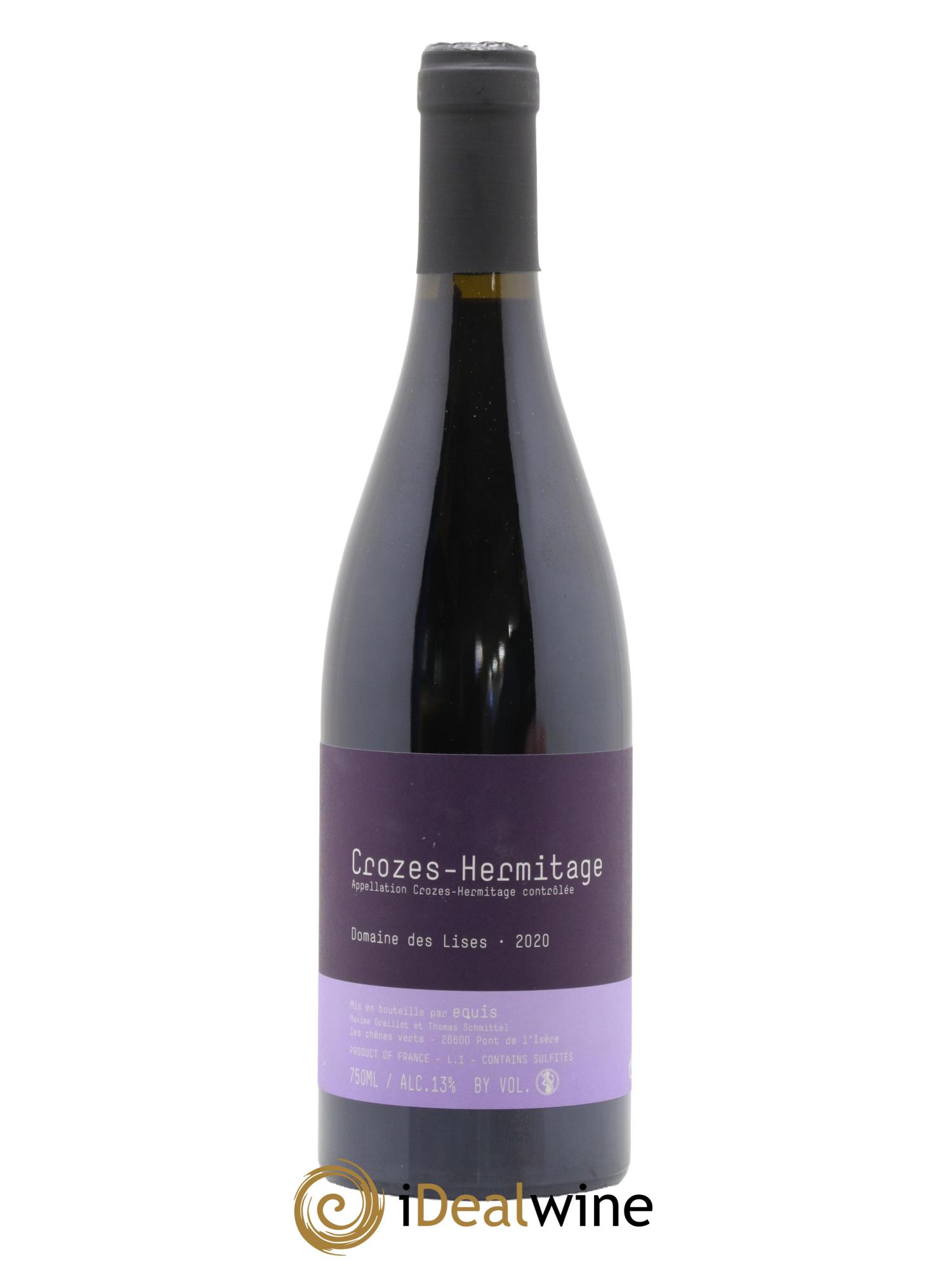 Crozes-Hermitage Lises (Domaine des) 2020 - Lot de 1 bouteille - 0