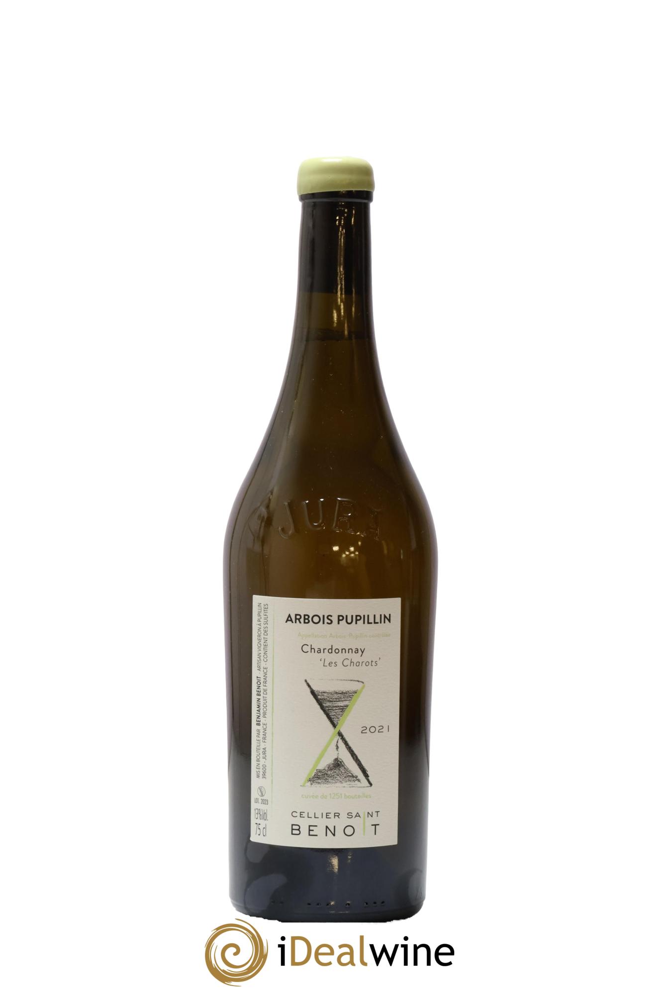 Arbois Pupillin Chardonnay Les Charots Cellier Saint Benoît 2021 - Lot of 1 bottle - 0