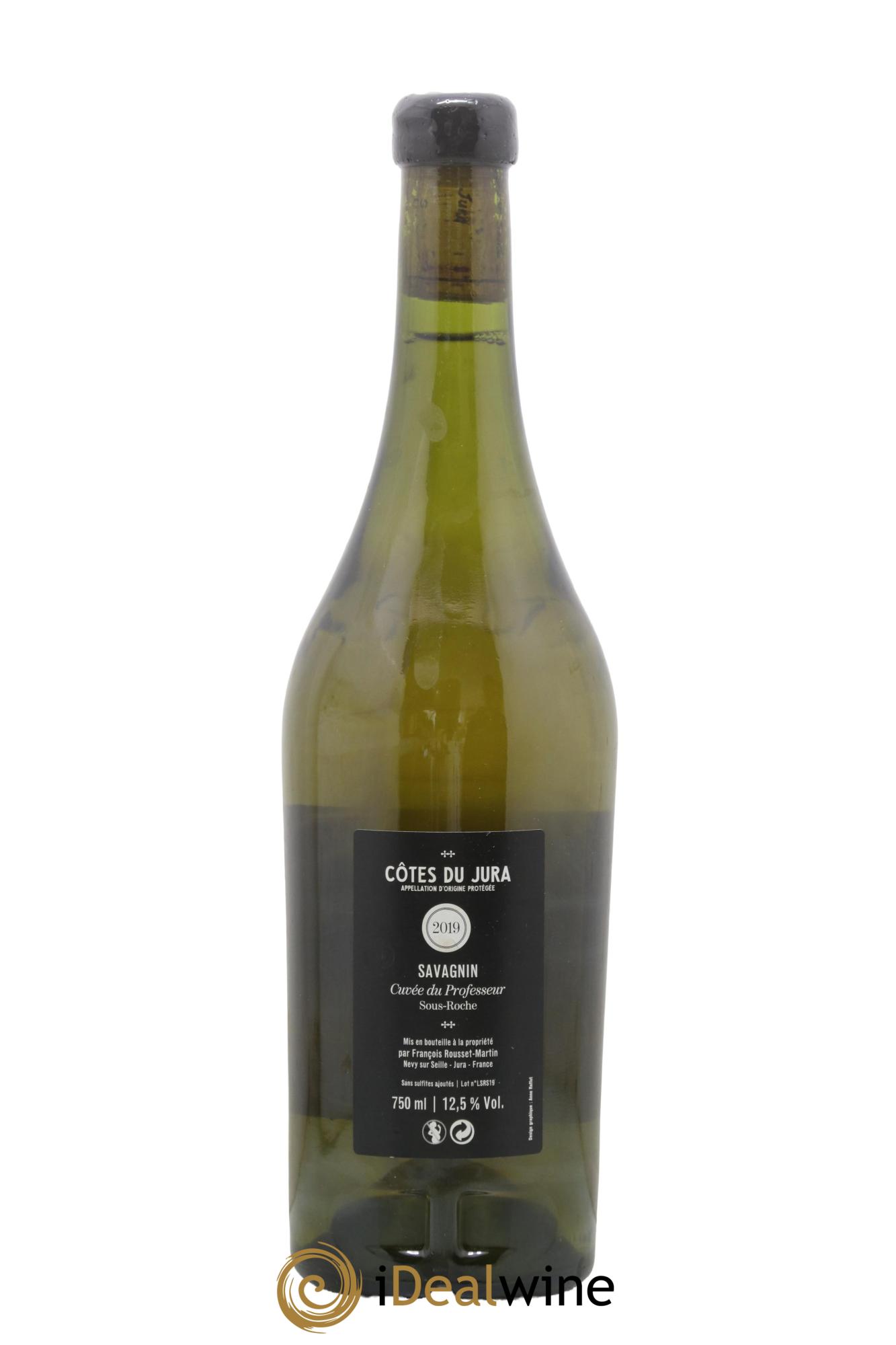 Côtes du Jura Savagnin Cuvée du Professeur François Rousset Martin 2019 - Lotto di 1 bottiglia - 1