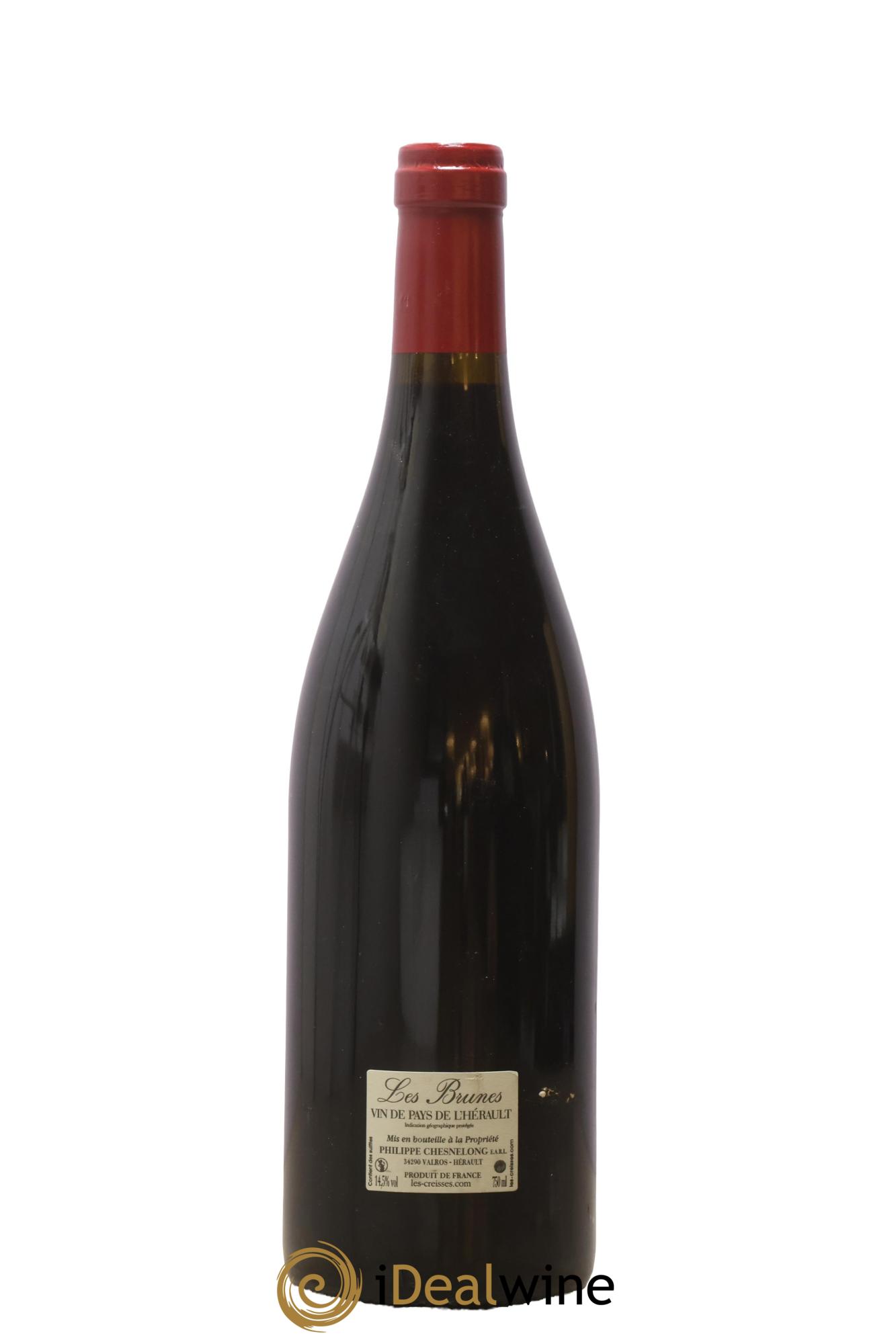 IGP Pays d'Hérault Les Brunes Les Creisses 2014 - Lot de 1 bouteille - 1