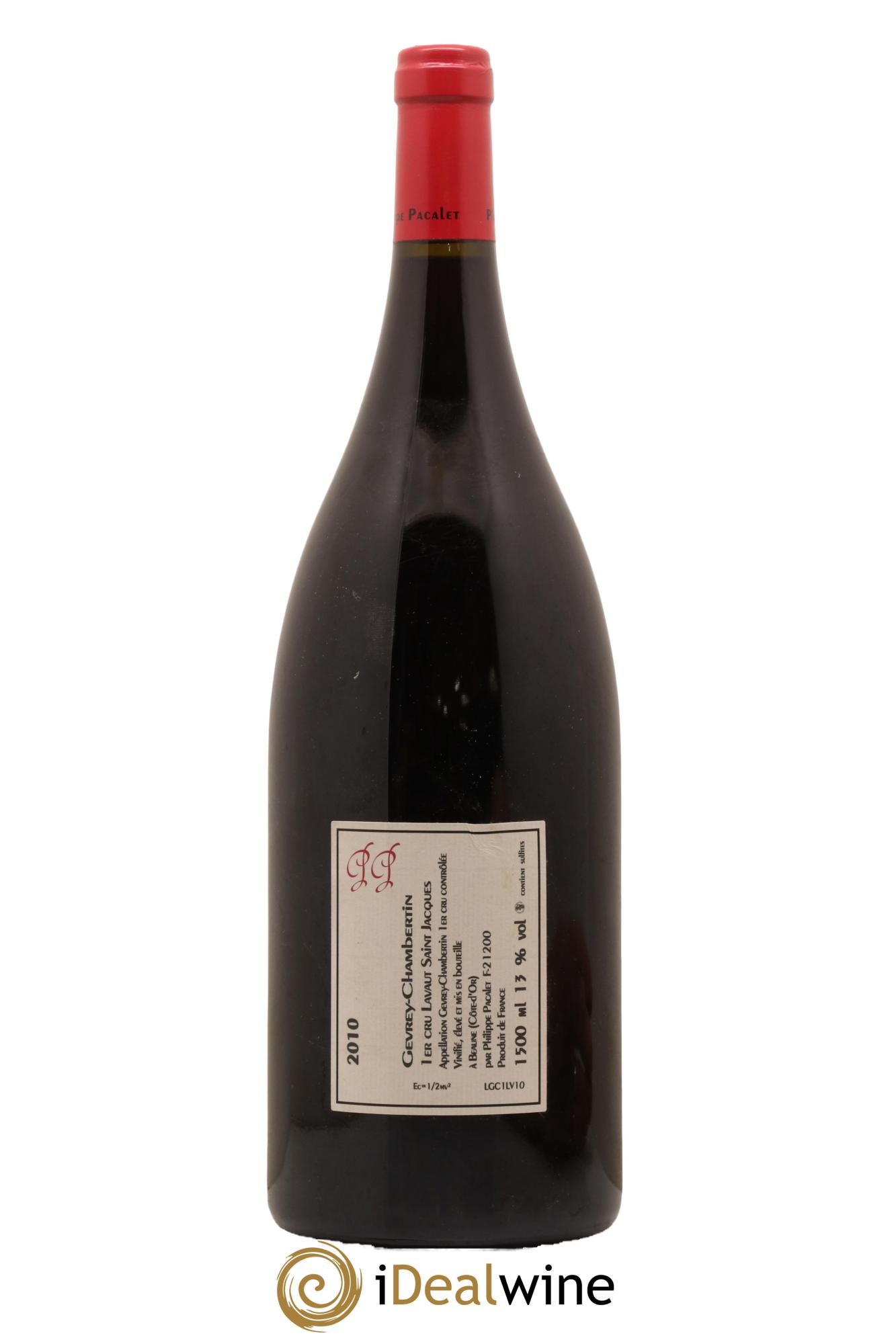 Gevrey-Chambertin 1er Cru Lavaux Saint-Jacques Philippe Pacalet 2010 - Lot de 1 magnum - 1