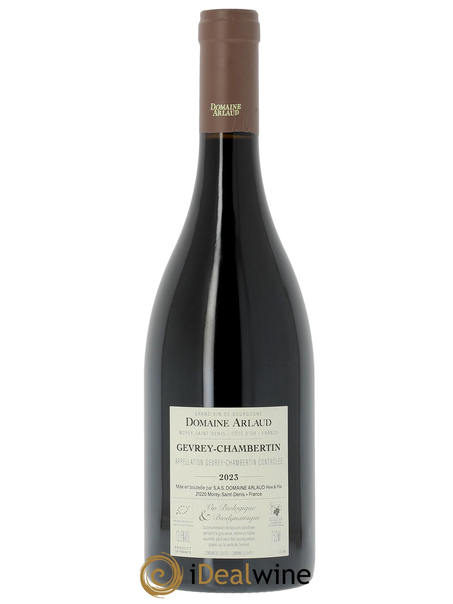 Gevrey-Chambertin Arlaud 2023 - Lot of 1 bottle - 1