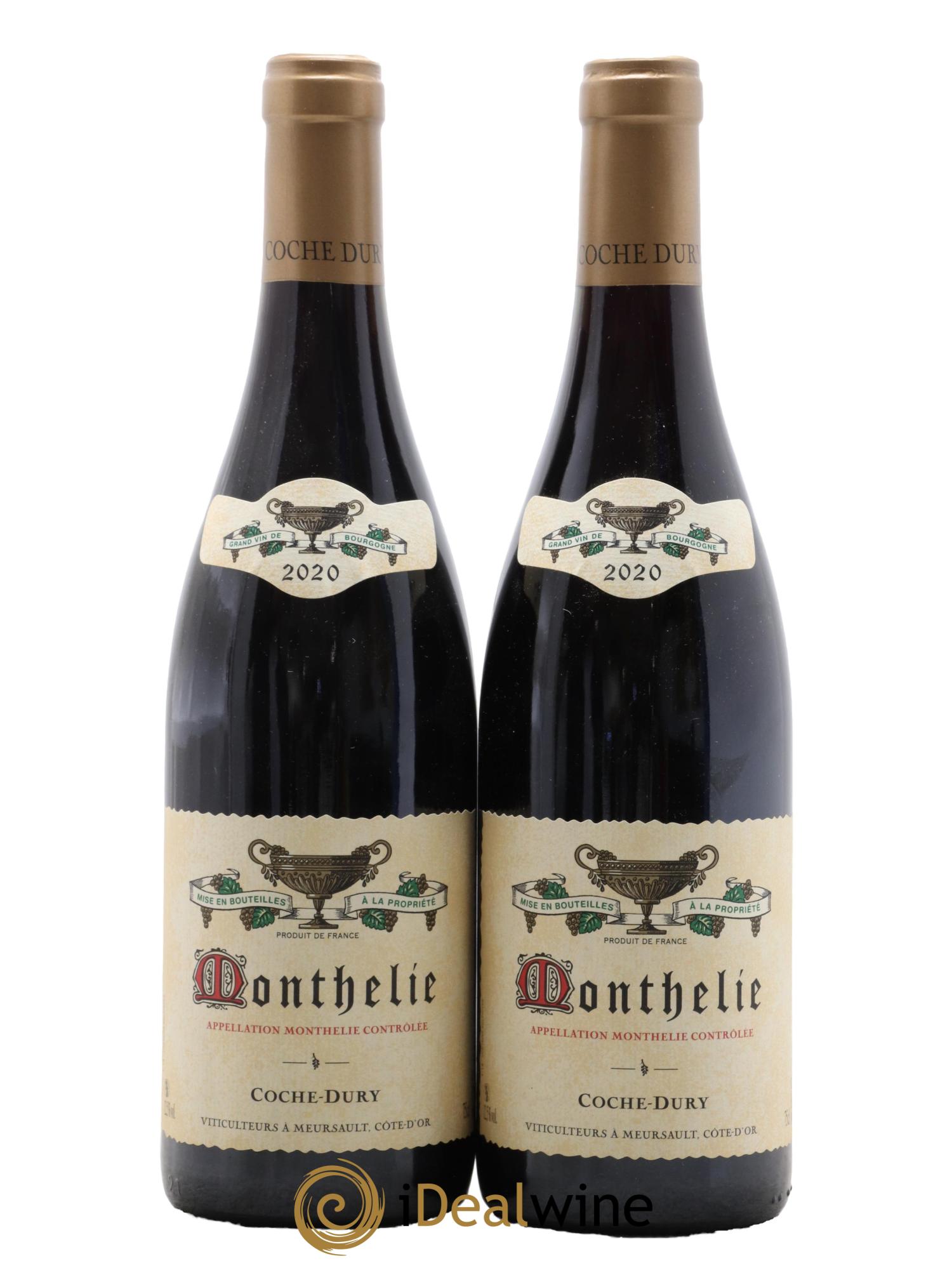Monthélie Coche Dury (Domaine) 2020 - Lot de 2 bouteilles - 0