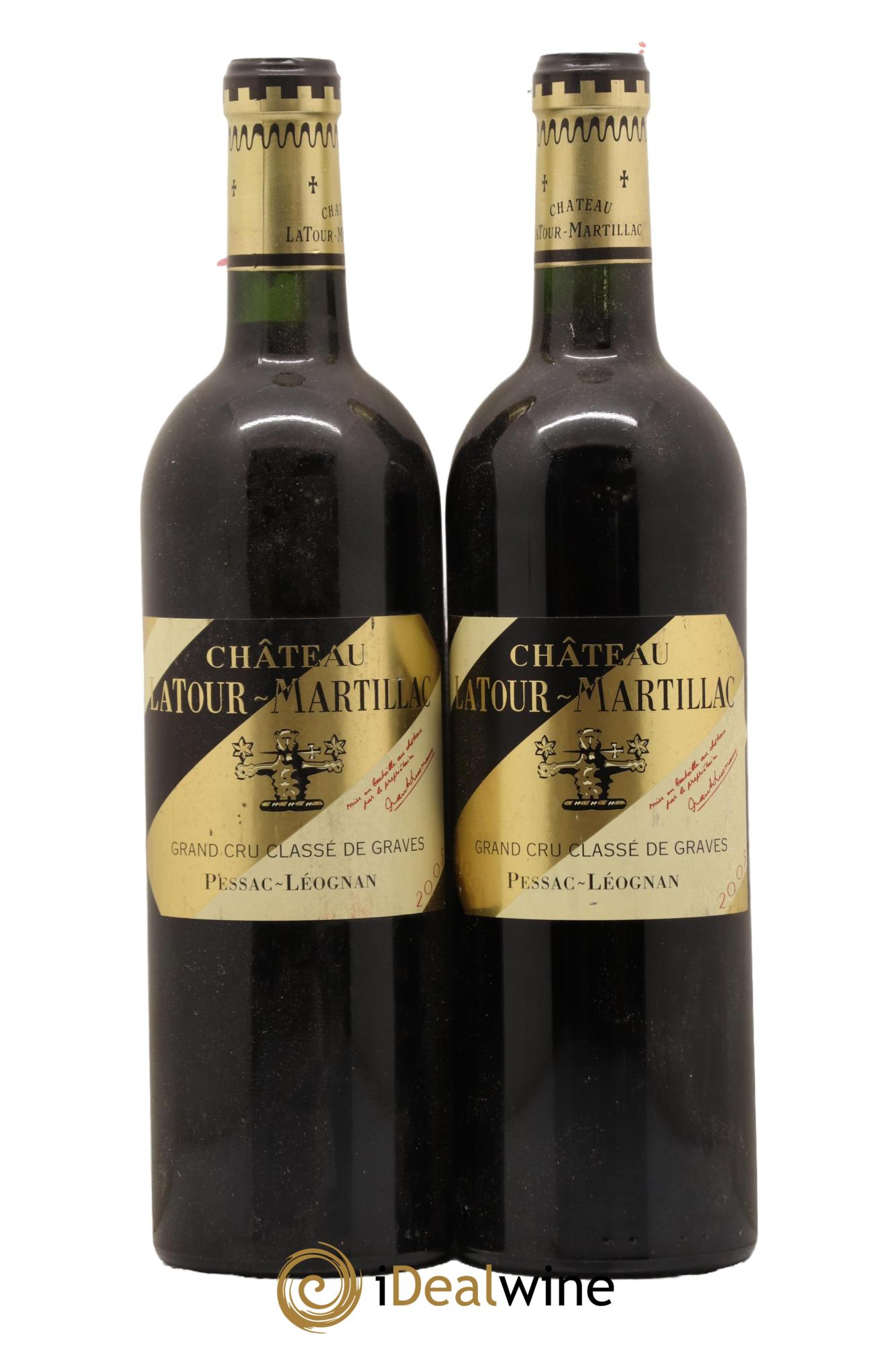 Château Latour-Martillac Cru Classé de Graves 2005 - Lot de 2 bouteilles - 0