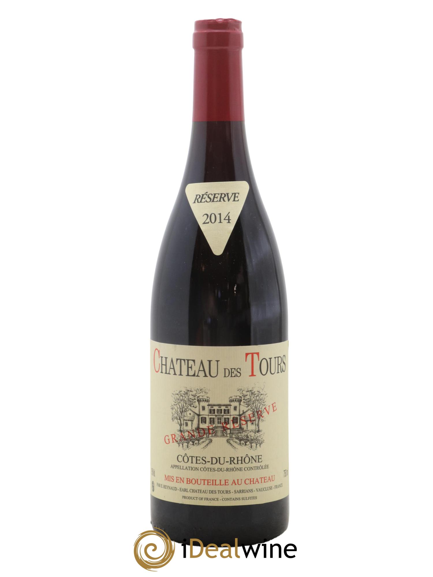 Côtes-du-Rhône Château des Tours Grande Réserve Emmanuel Reynaud 2014 - Lot de 1 bouteille - 0