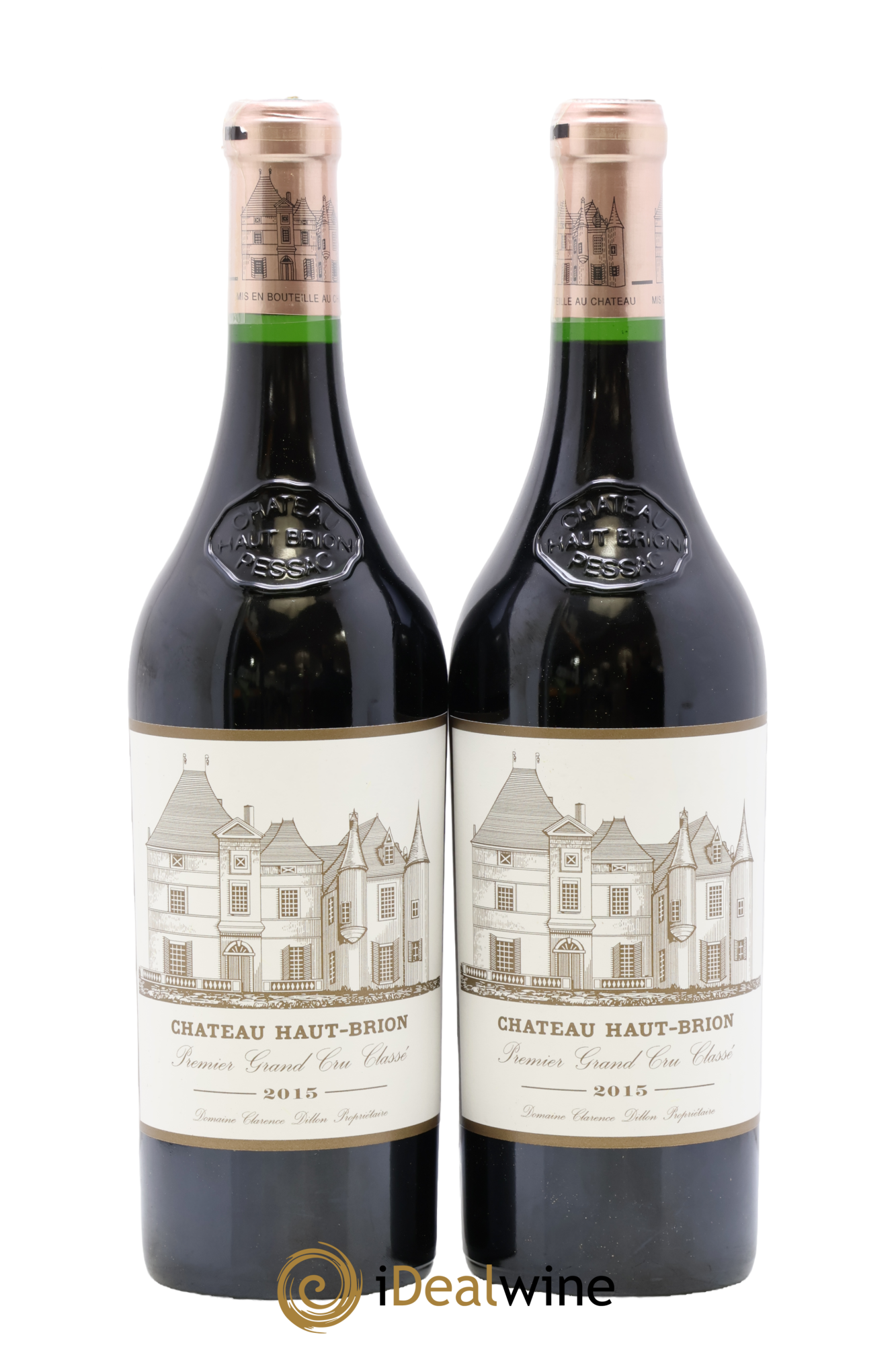 Château Haut Brion 1er Grand Cru Classé 2015 - Lot de 2 bouteilles - 0