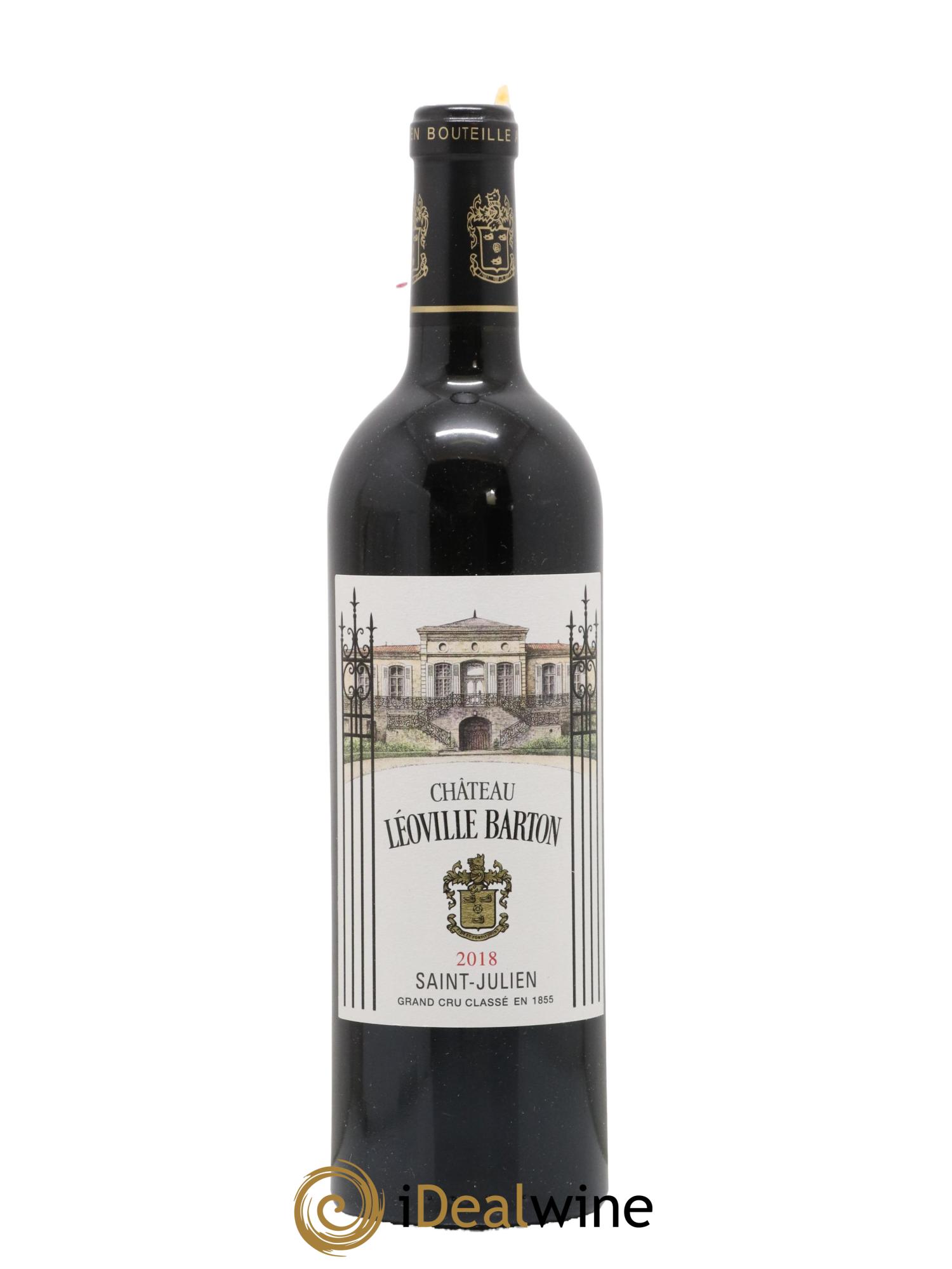 Château Léoville Barton 2ème Grand Cru Classé 2018 - Lot de 1 bouteille - 0