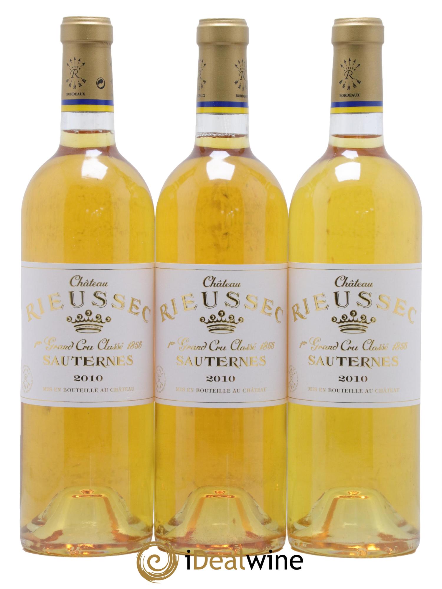 Château Rieussec 1er Grand Cru Classé 2010 - Lotto di 6 bottiglie - 1