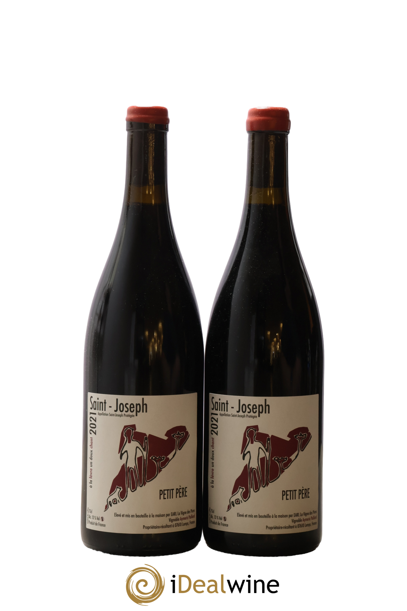 Saint-Joseph Petit Pere La Vigne Des Peres 2021 - Lot de 2 bouteilles - 0