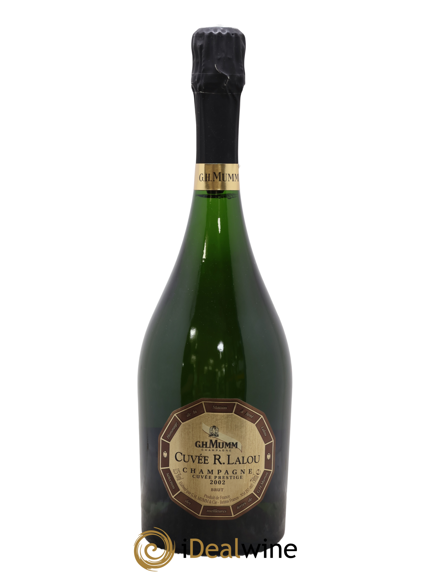 Cuvée R.Lalou Cuvée Prestige Mumm 2002 - Lot de 1 bouteille - 0
