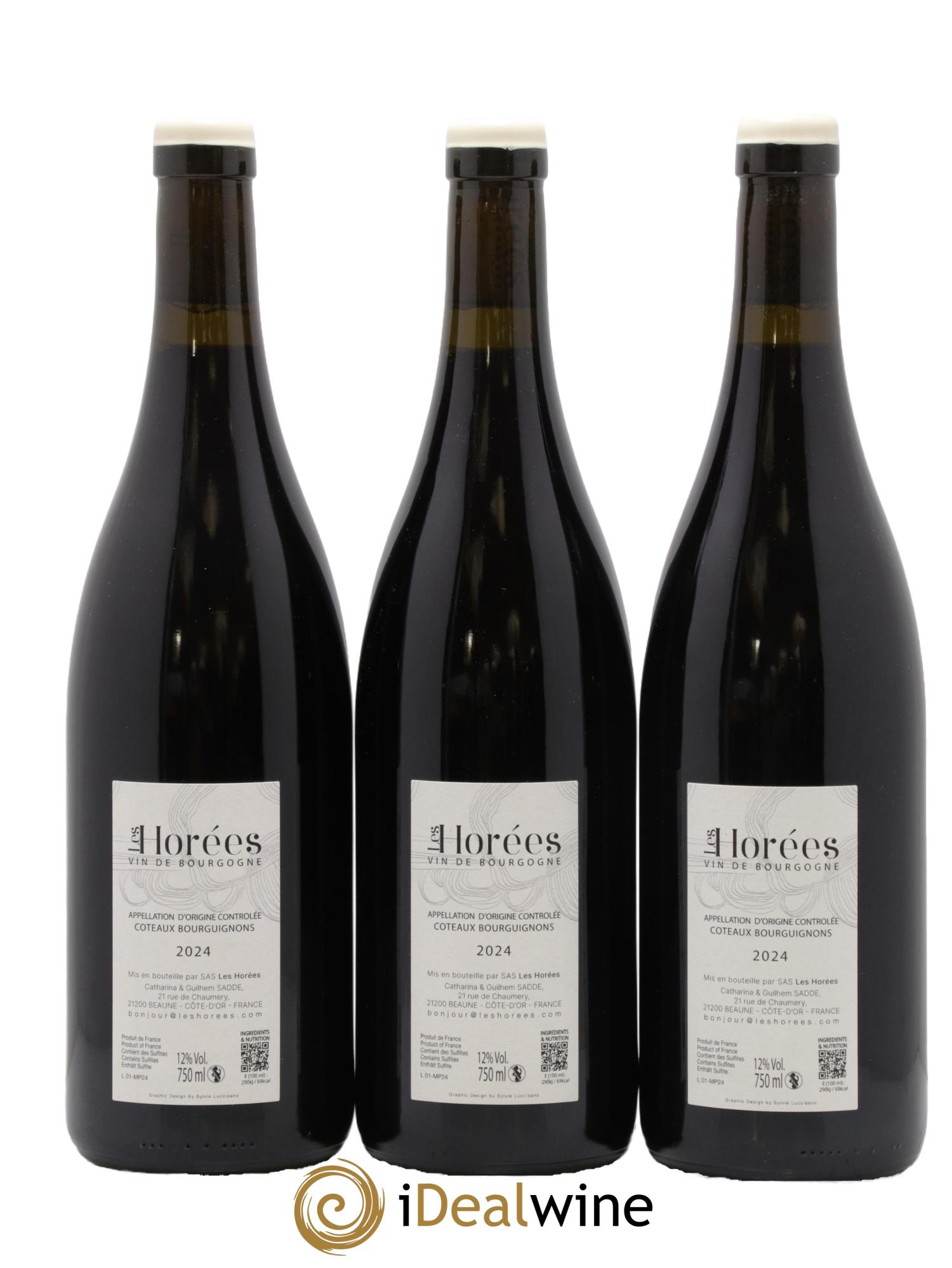 Coteaux Bourguignons Mon Poulain Les Horées 2024 - Lot de 3 bouteilles - 1