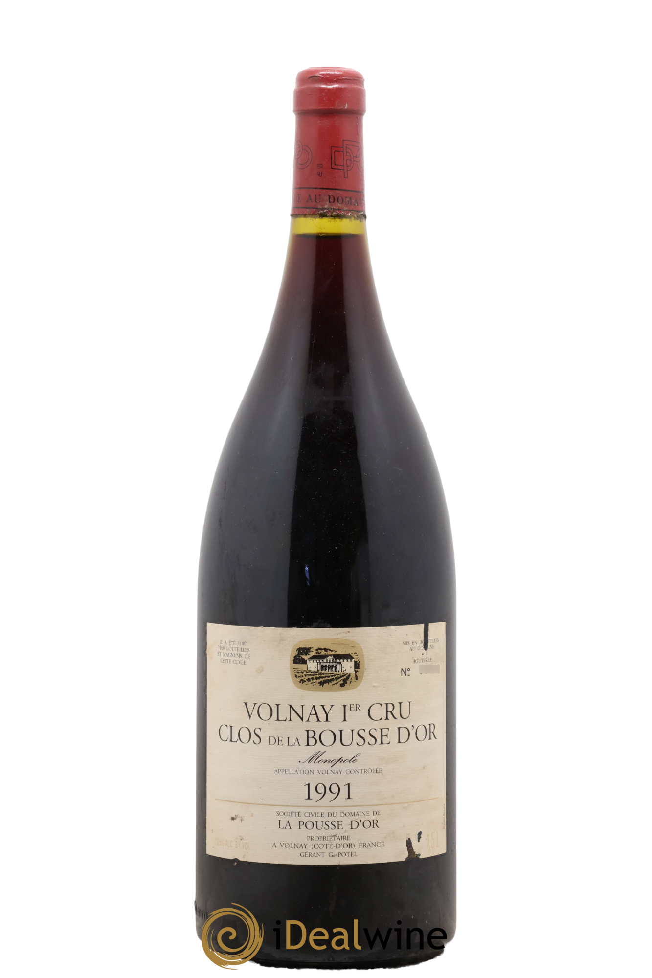 Volnay 1er Cru Clos de la Bousse d'Or La Pousse d'Or (Domaine de) 1991 - Lot of 1 magnum - 0
