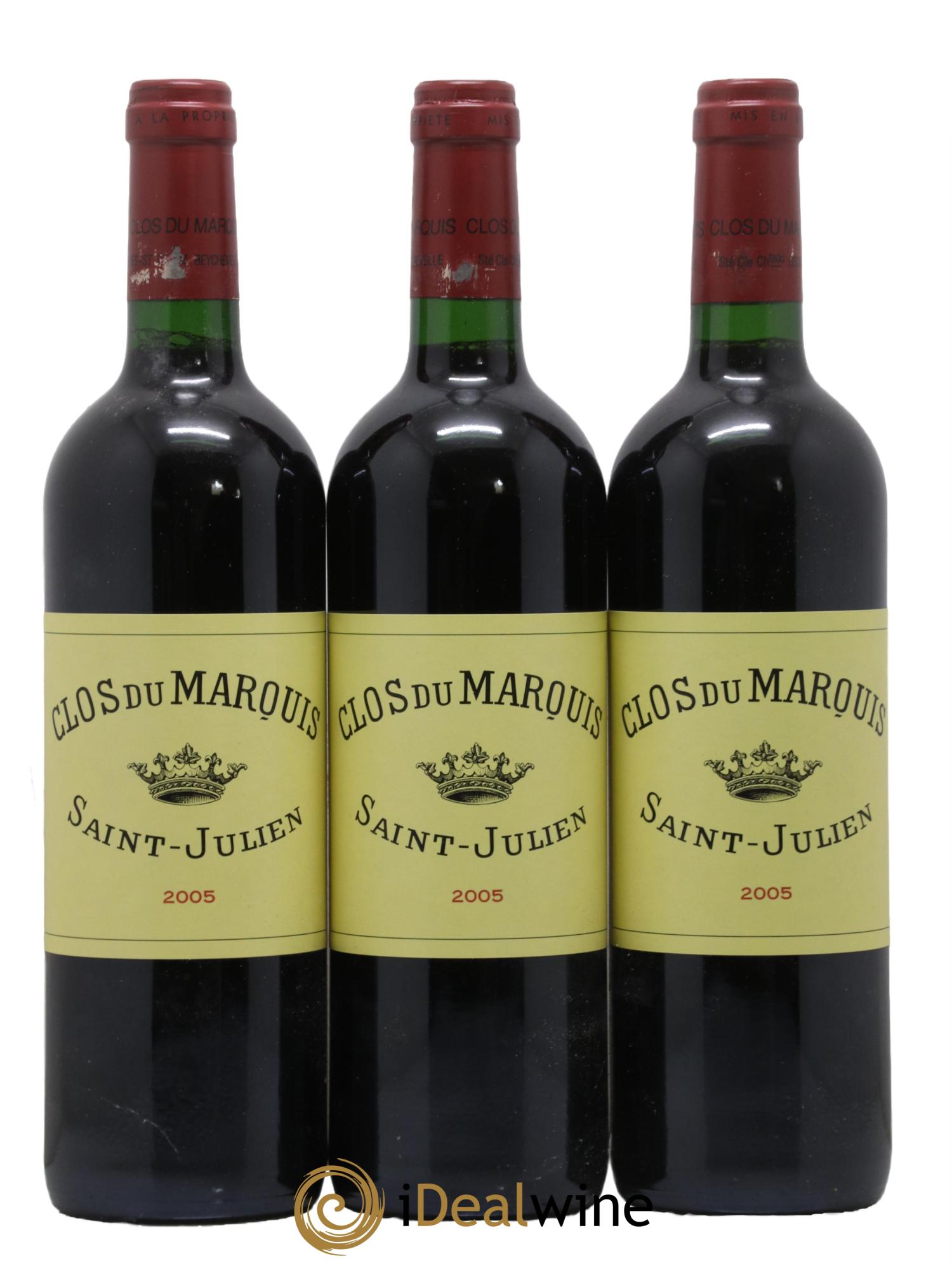 Clos du Marquis 2005 - Lot de 3 bouteilles - 0