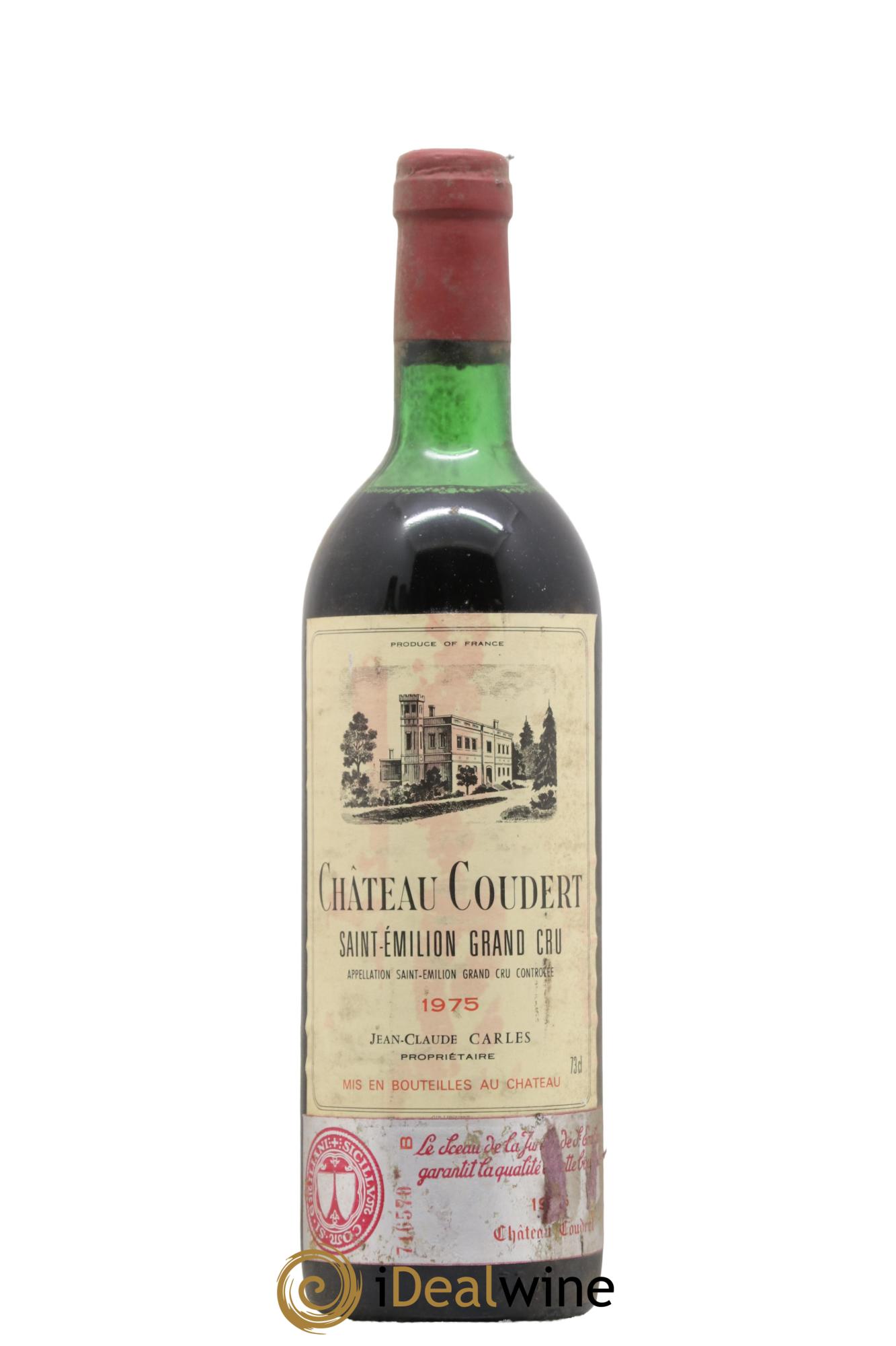 Saint-Émilion Grand Cru Chateau Coudert 1975 - Lot de 1 bouteille - 0