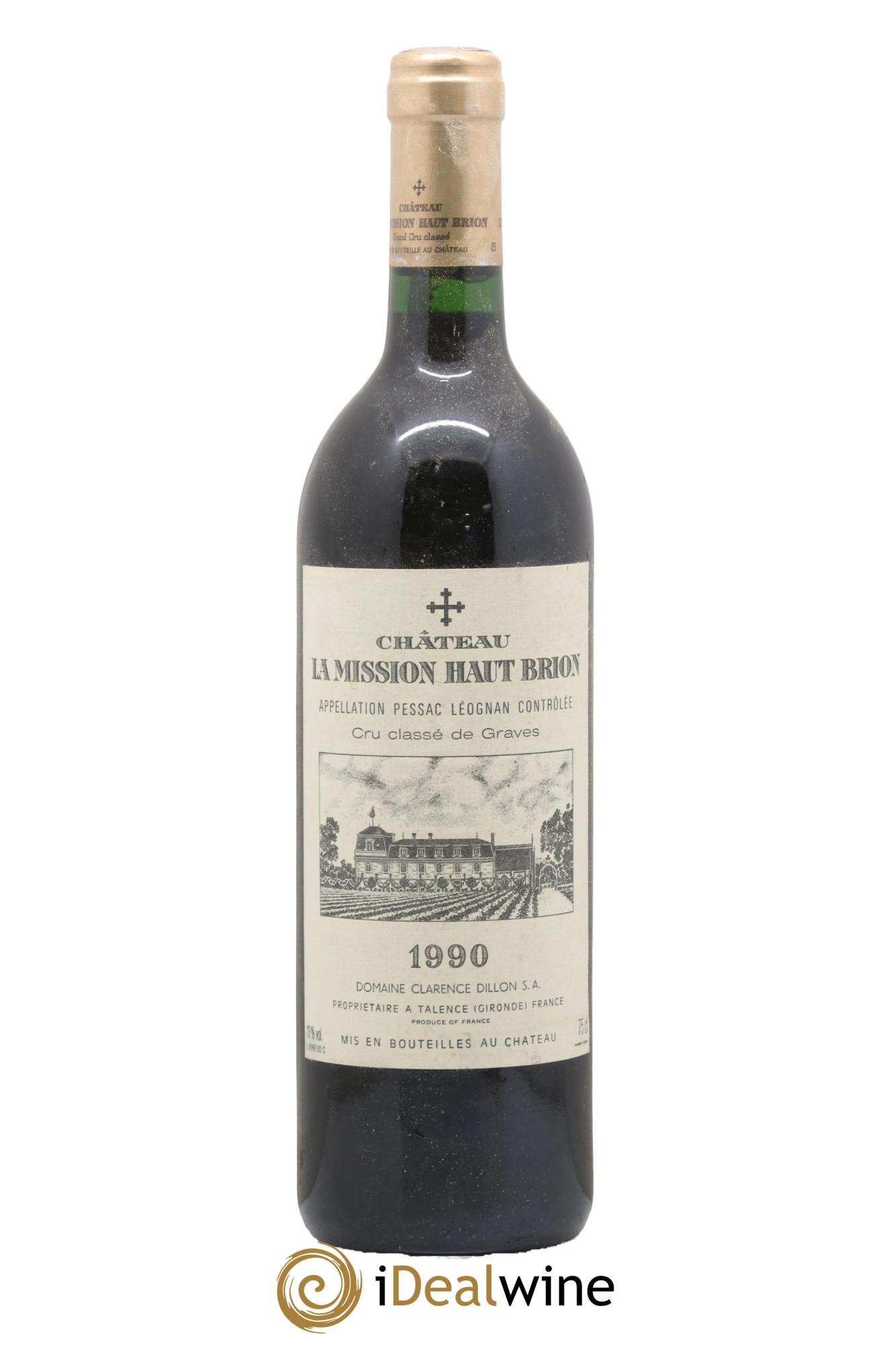 Château la Mission Haut-Brion Cru Classé de Graves 1990 - Lot of 1 bottle - 0