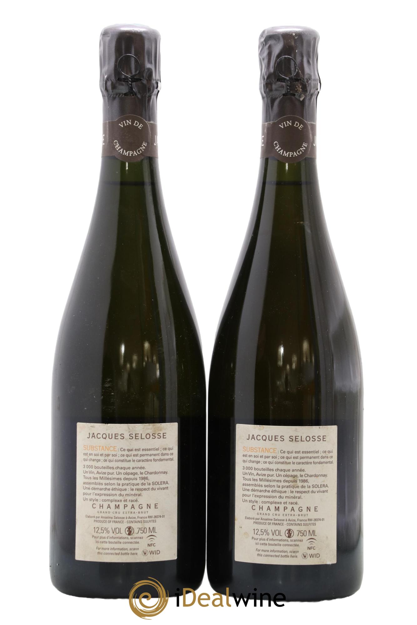 Substance Jacques Selosse - Lot of 2 bottles - 1