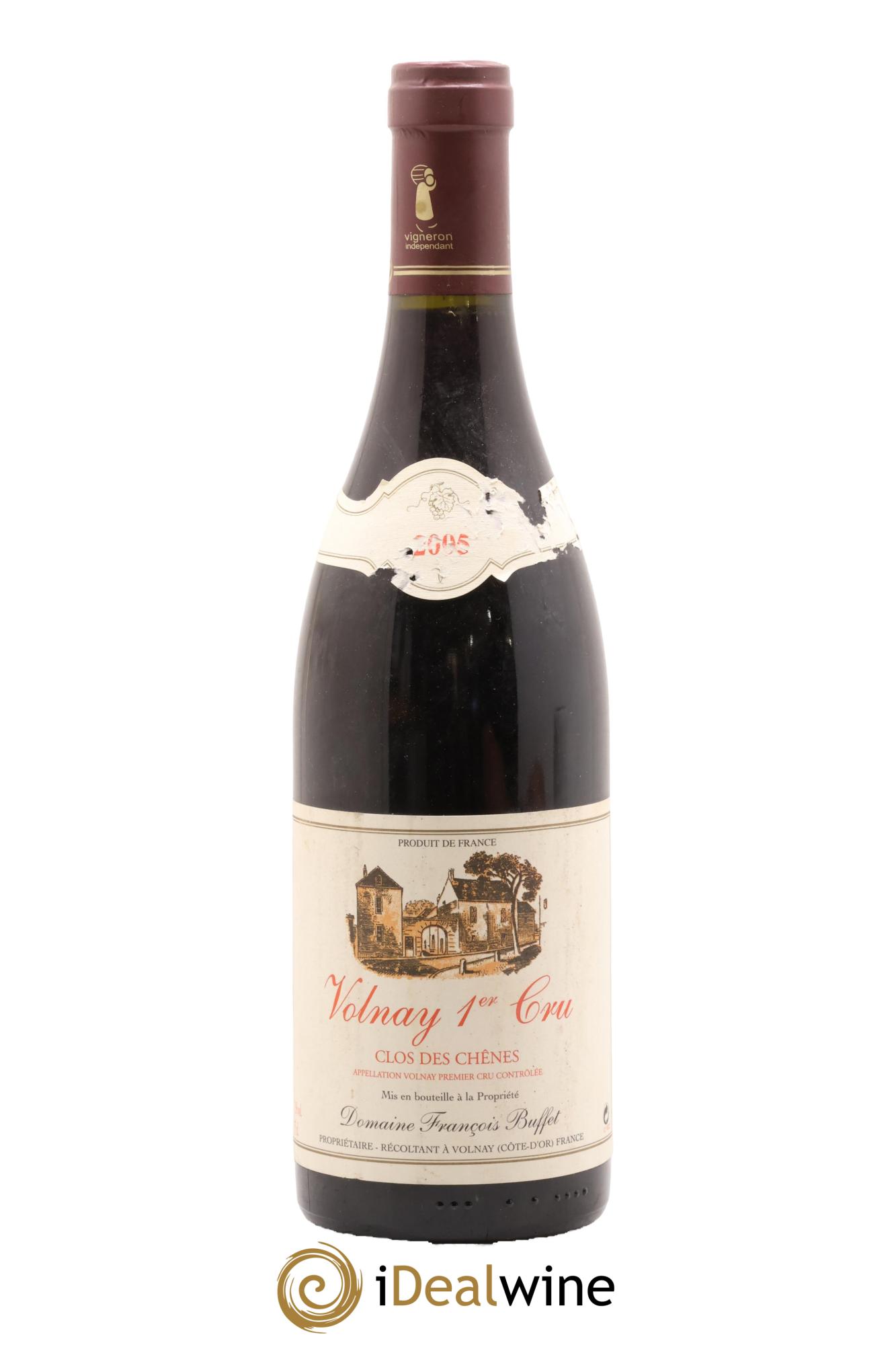 Volnay 1er Cru Clos des Chenes Domaine Francois Buffet 2005 - Lot de 1 bouteille - 0