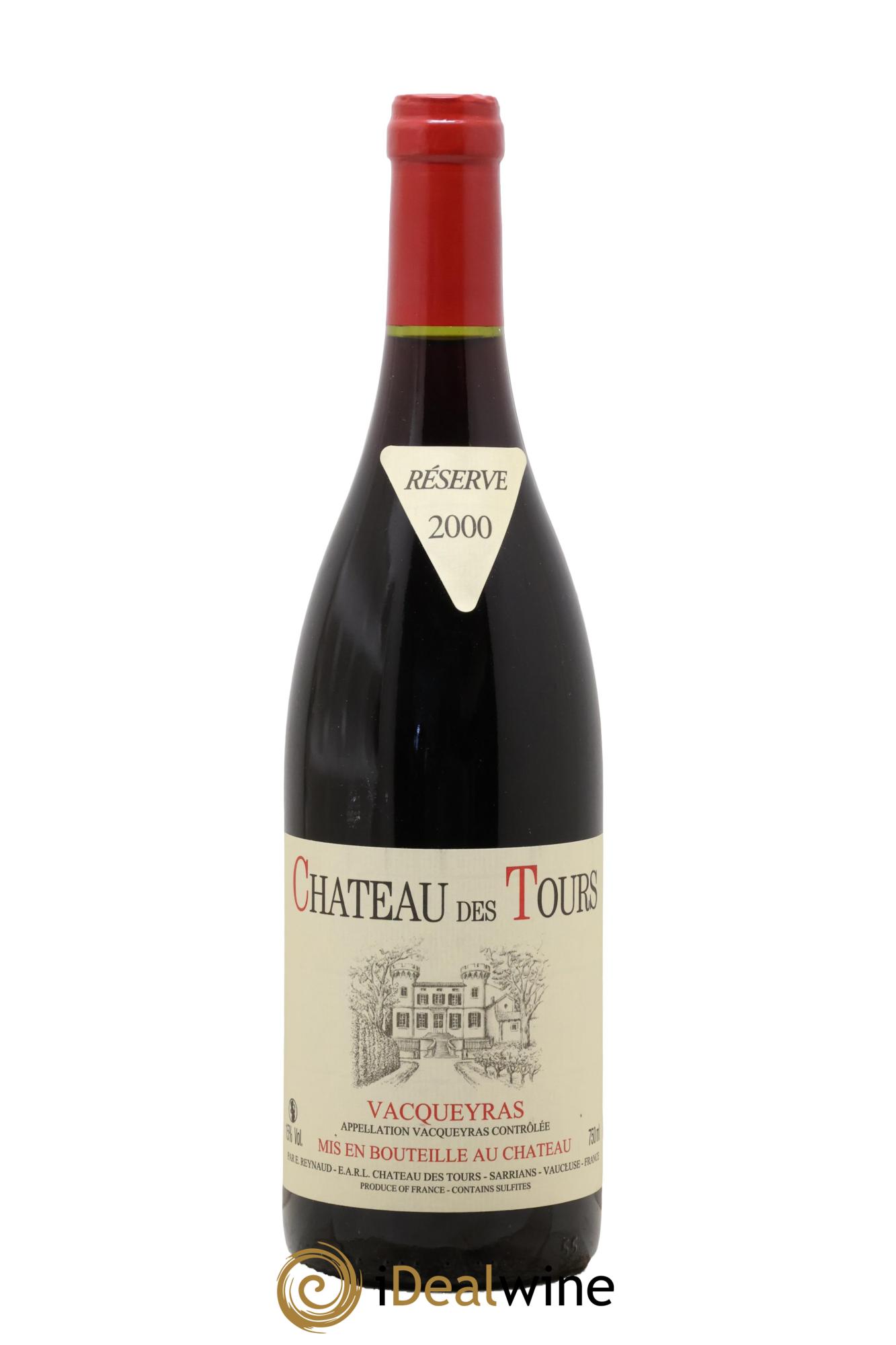 Vacqueyras Château des Tours Emmanuel Reynaud 2000 - Lotto di 1 bottiglia - 0