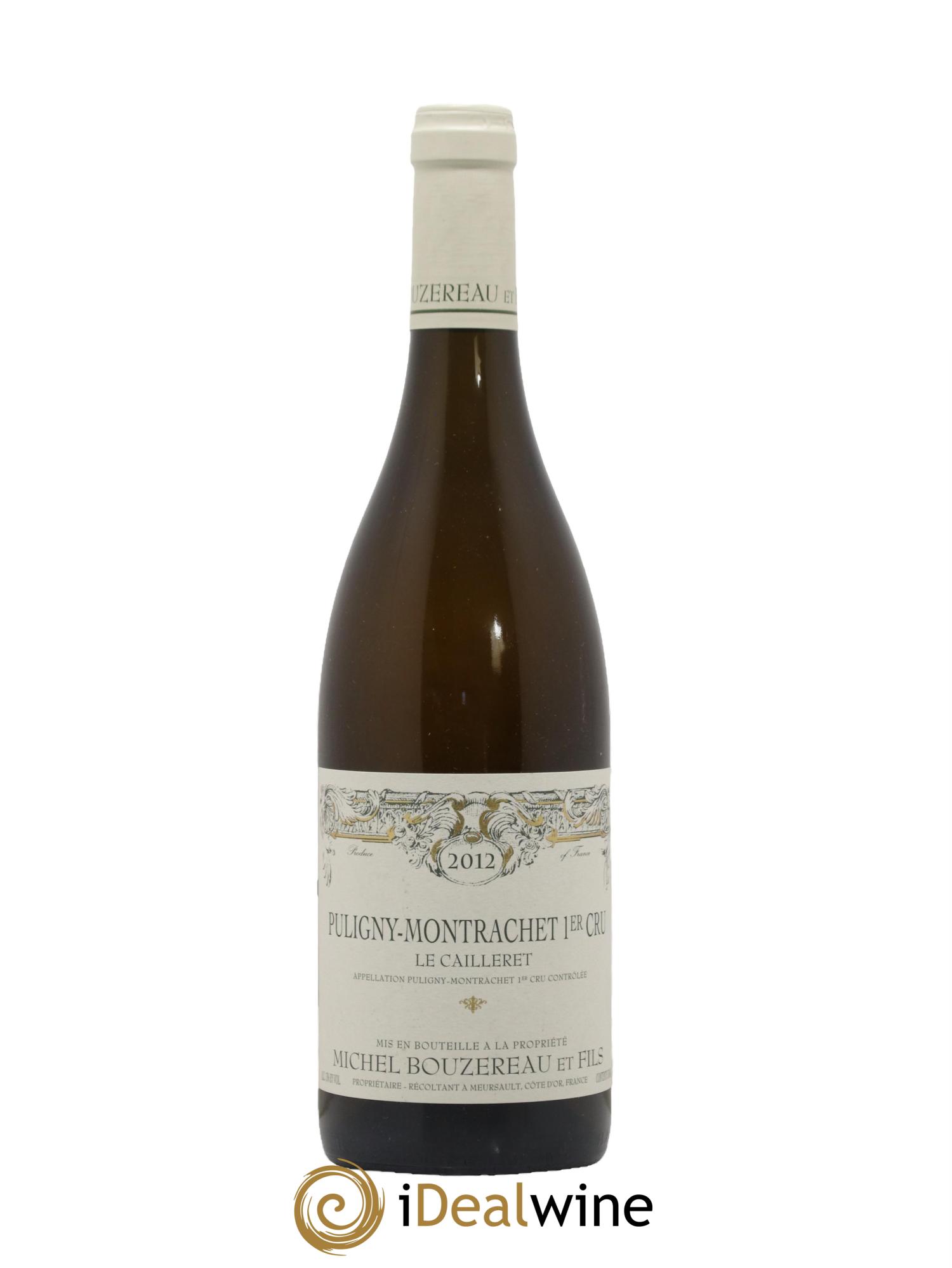 Puligny-Montrachet 1er Cru Le Cailleret Michel Bouzereau et Fils (Domaine) 2012 - Lot de 1 bouteille - 0