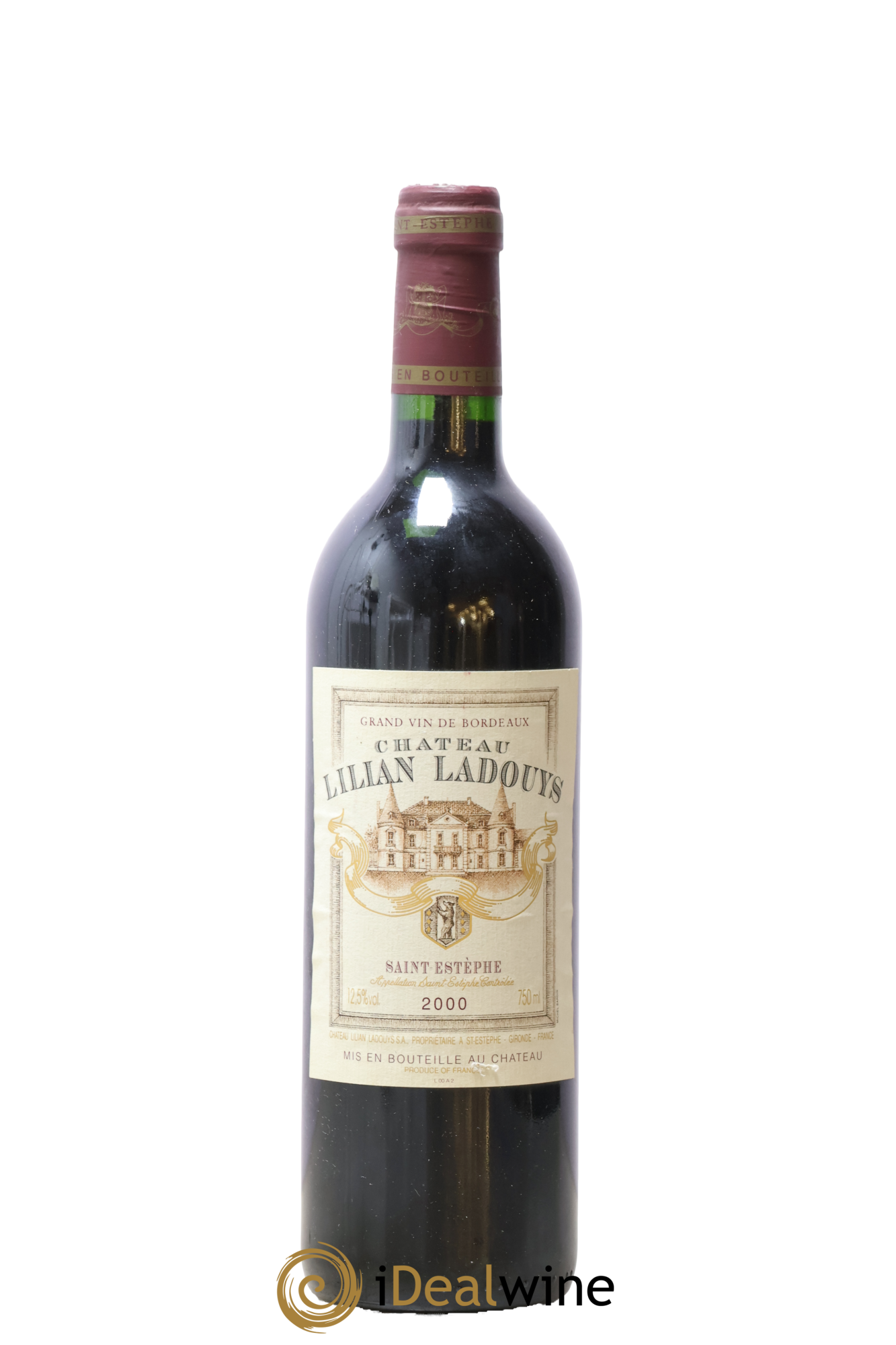 Château Lilian Ladouys Cru Bourgeois 2000 - Posten von 1 Flasche - 0