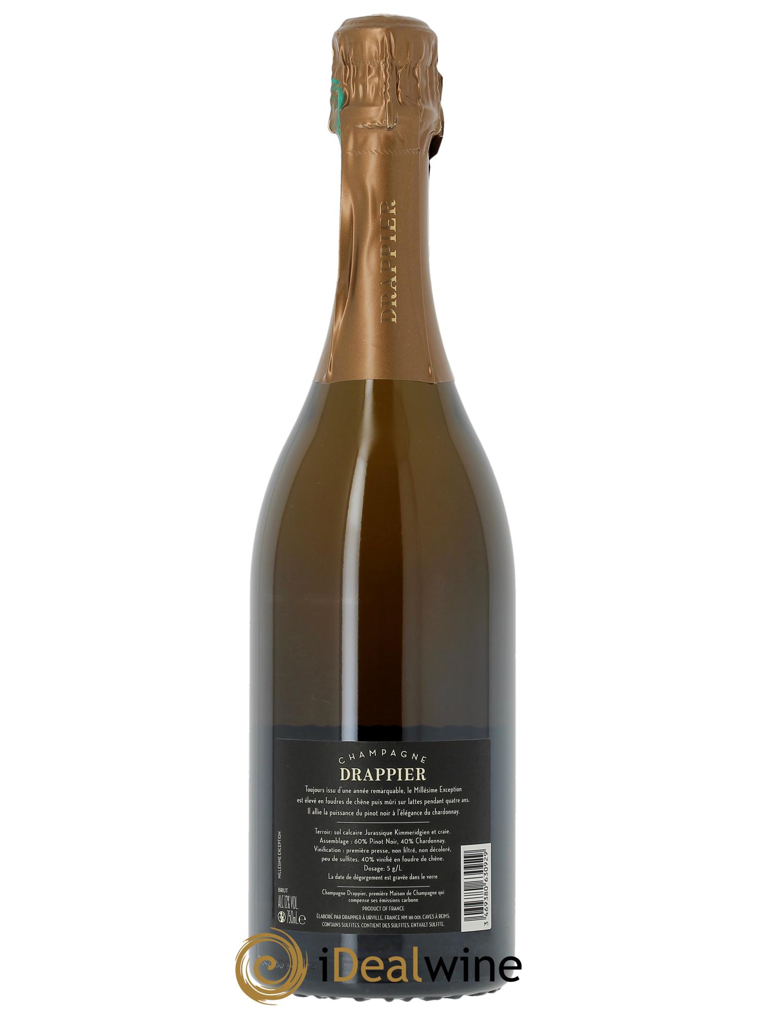 Millésime Exception Drappier 2019 - Lot de 1 bouteille - 1