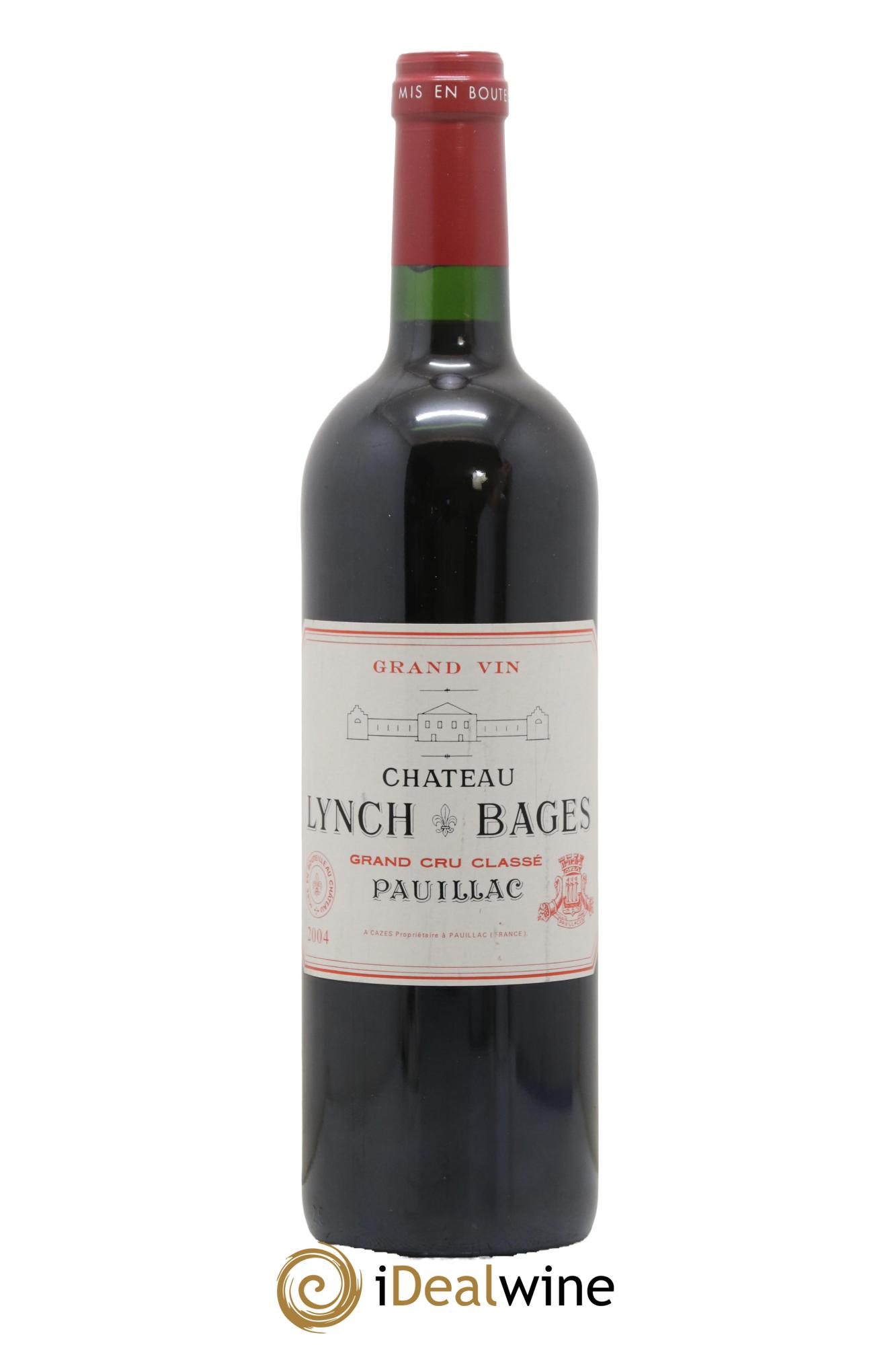 Château Lynch Bages 5ème Grand Cru Classé 2004 - Lot de 1 bouteille - 0