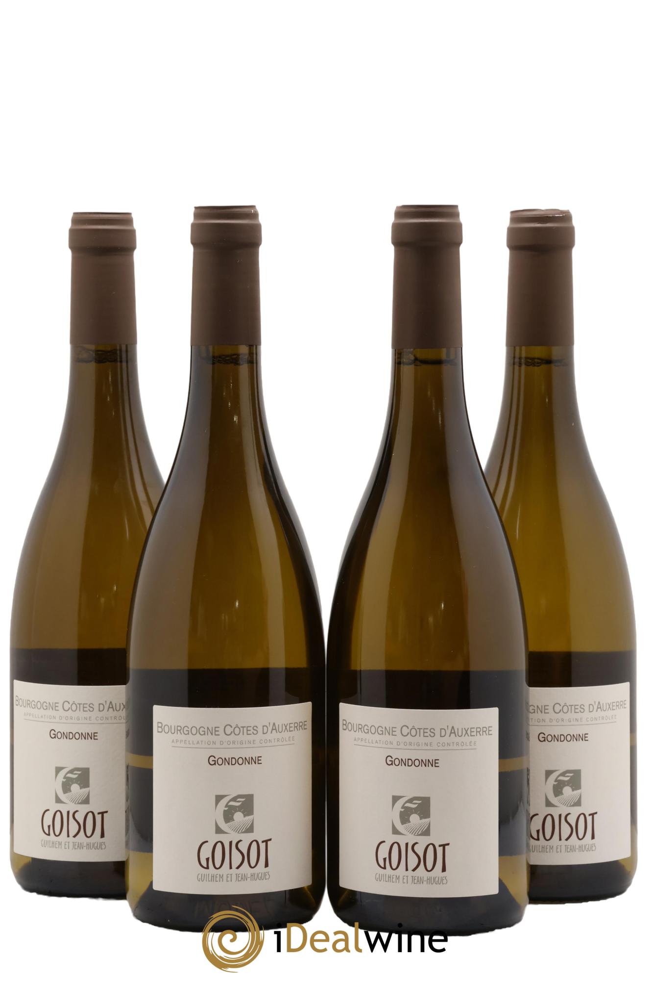 Bourgogne Côtes d'Auxerre Gondonne Goisot 2022 - Lot de 4 bouteilles - 0