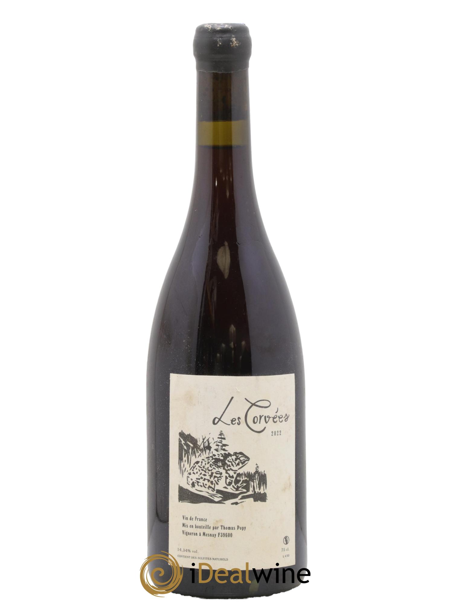 Vin de France Les Corvées Thomas Popy 2022 - Lot de 1 bouteille - 0