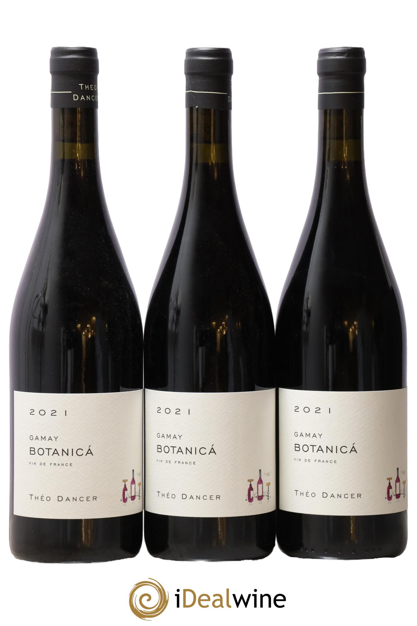 Vin de France Gamay Botanica Théo Dancer 2021 - Posten von 3 Flaschen - 0