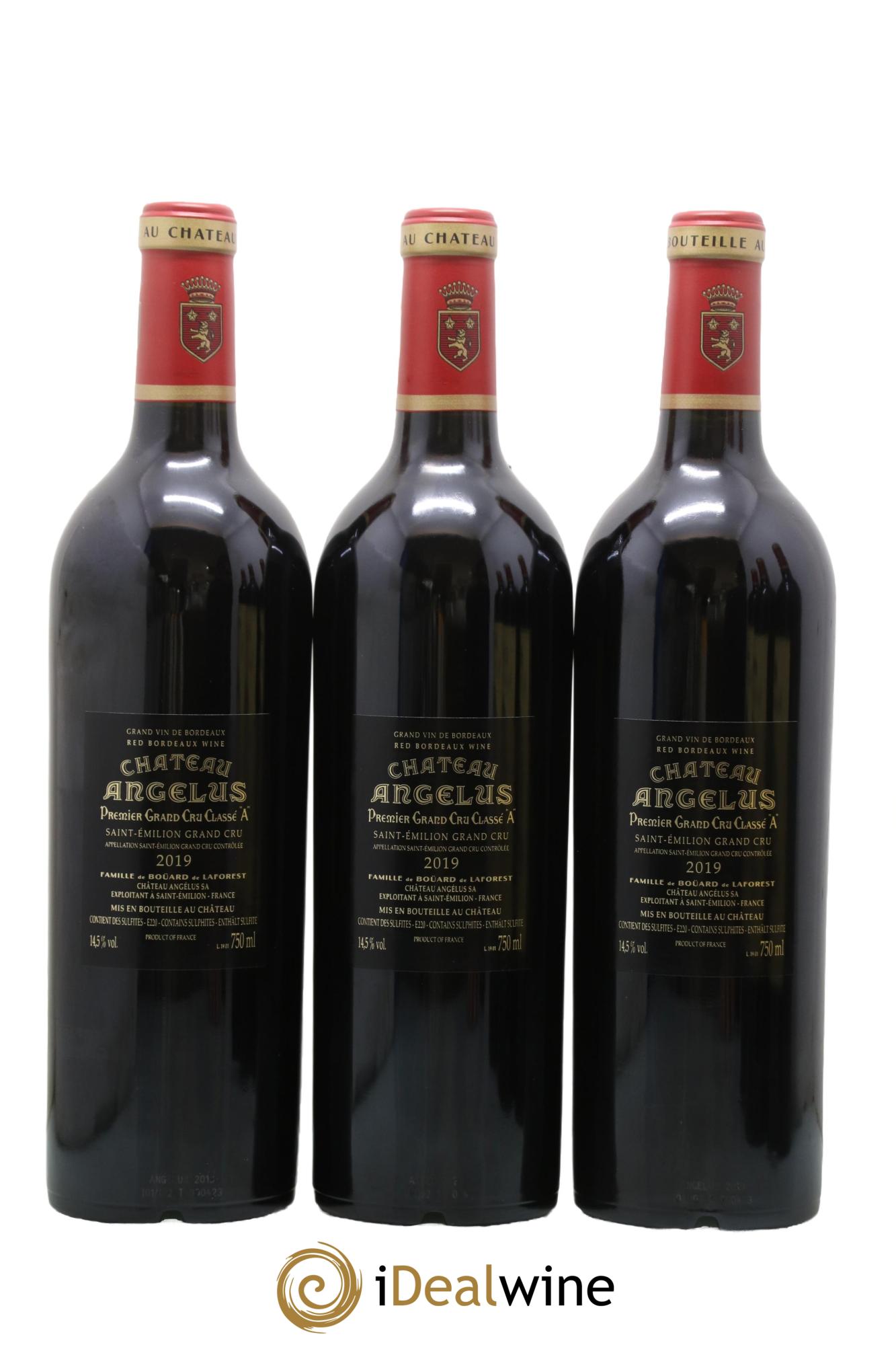Château Angélus 1er Grand Cru Classé A 2019 - Lotto di 6 bottiglie - 4
