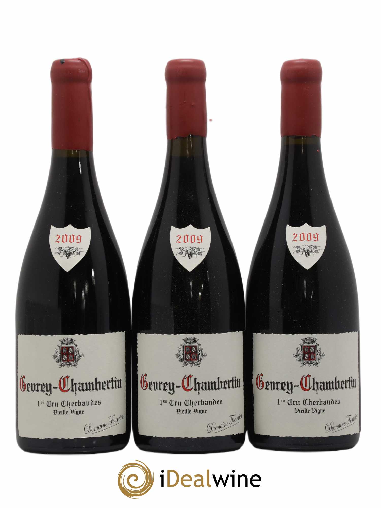 Gevrey-Chambertin 1er Cru Les Cherbaudes Vieille Vigne Fourrier (Domaine) 2009 - Lot de 3 bouteilles - 0