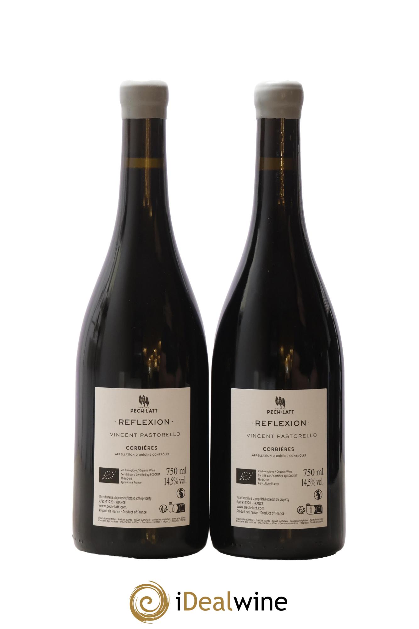 Corbières Reflexion Château Pech Latt 2022 - Lot of 2 bottles - 1