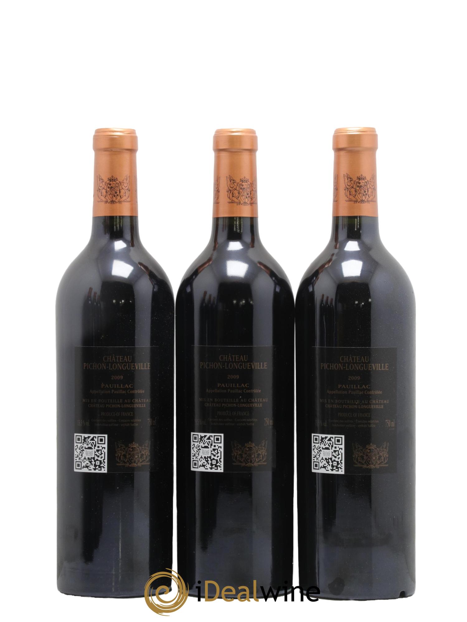 Pichon Longueville Baron 2ème Grand Cru Classé 2009 - Lot of 6 bottles - 2
